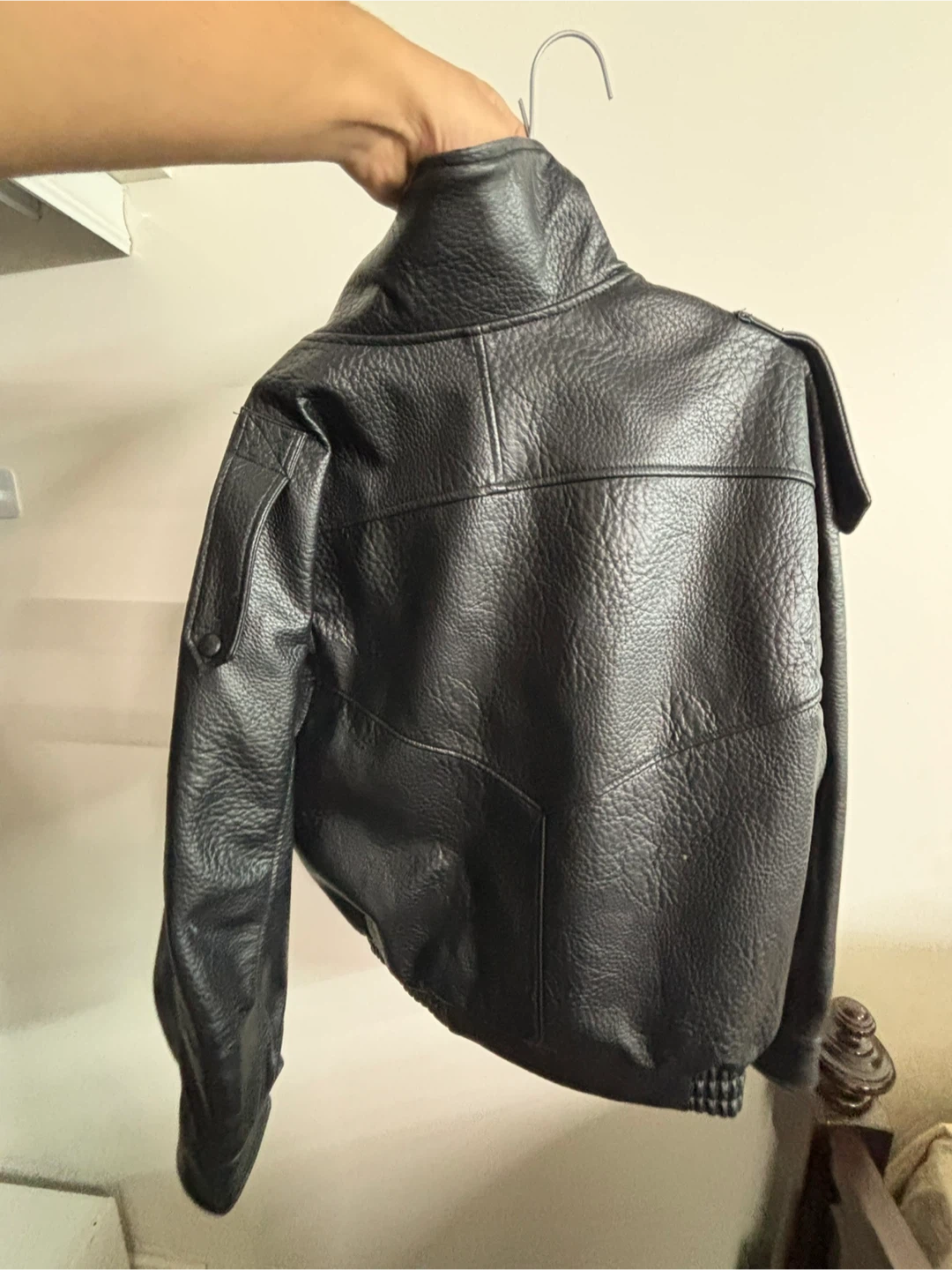 ZARA leather jacket SIZE L - photo 2