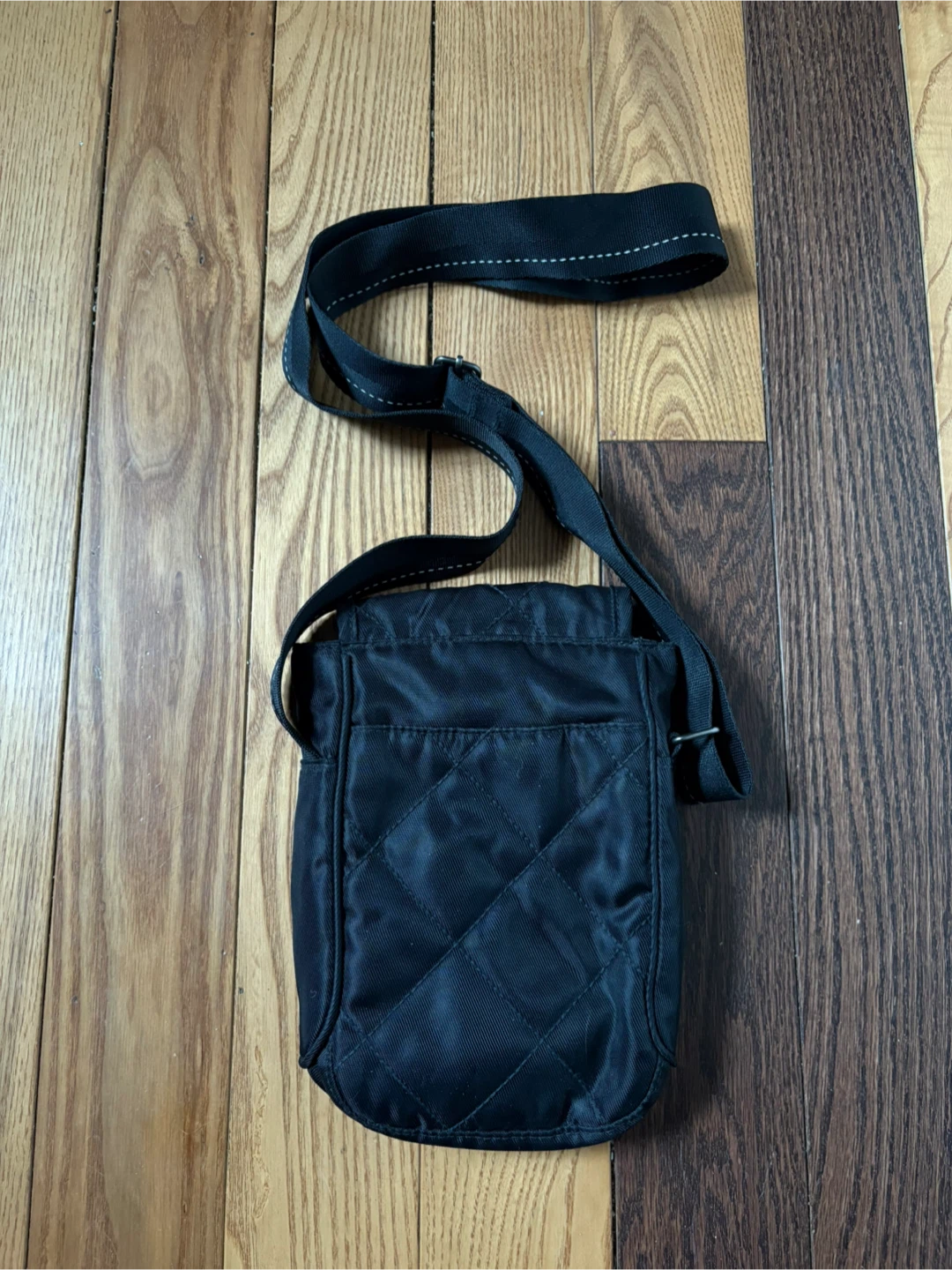 The North Face TNF Black Quilted Crossbody Bag mec acg - photo 5