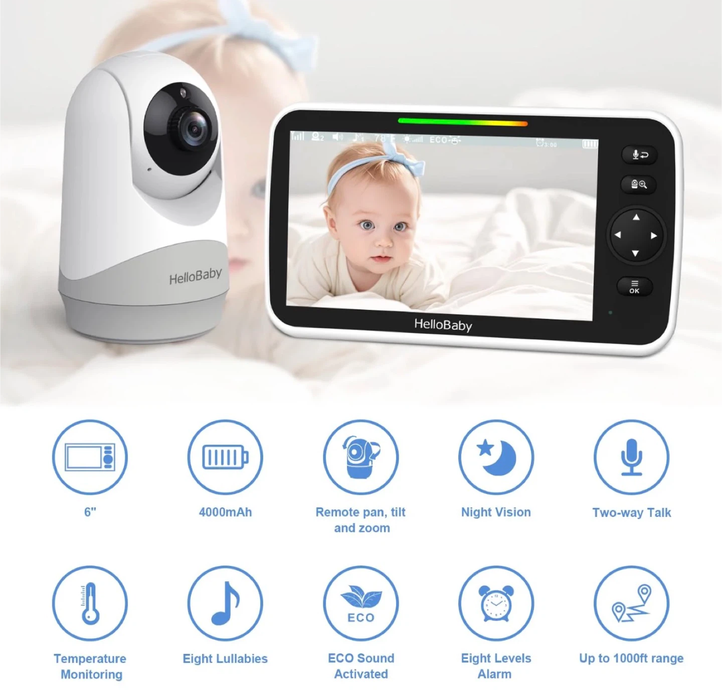 Baby monitor hello baby