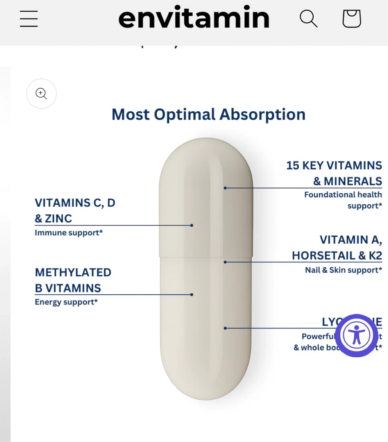 envitamin Women's Multivitamin - 30 Capsules - photo 3