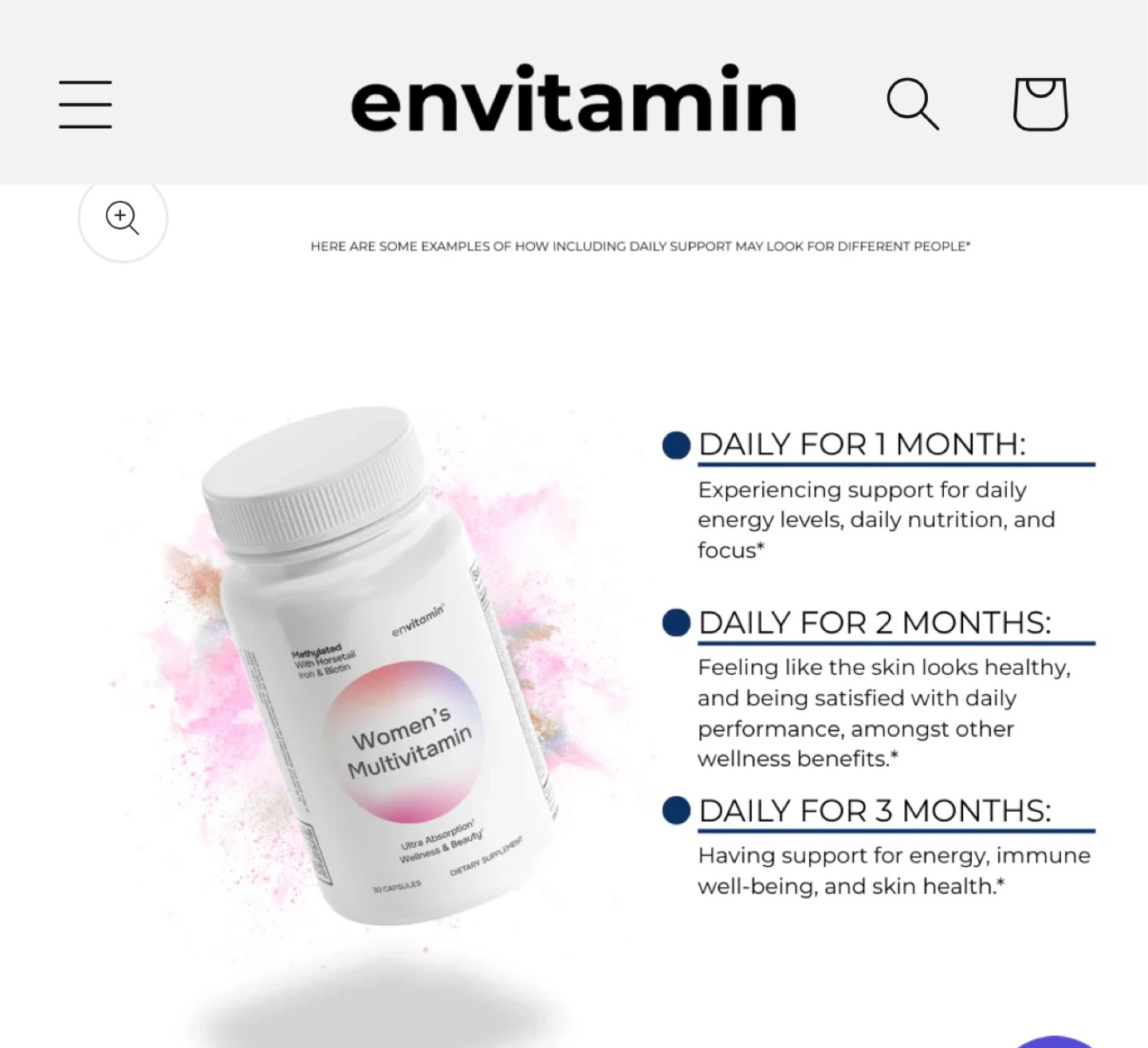 envitamin Women's Multivitamin - 30 Capsules - photo 2