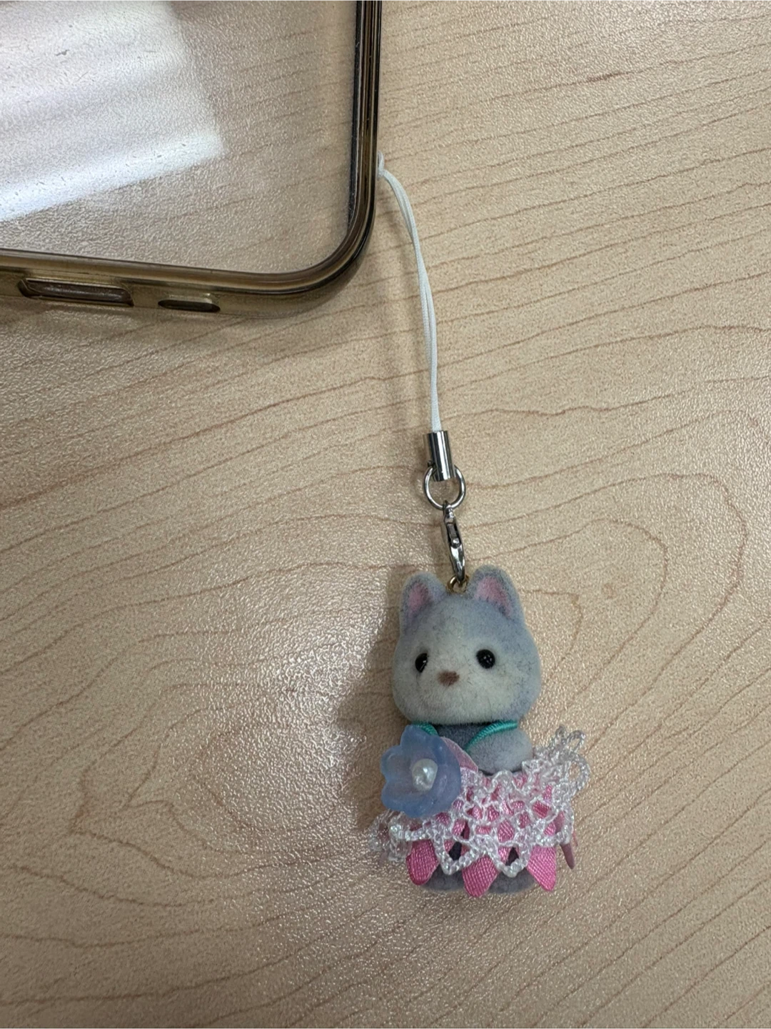 CALICO CRITTERS Custom Phone Charm Keychains! HUSKY Baby - photo 2