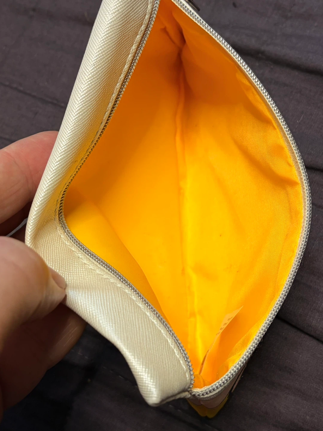 Gudetama "Meh..." Zippered Pouch Cosmetic Bag - photo 5