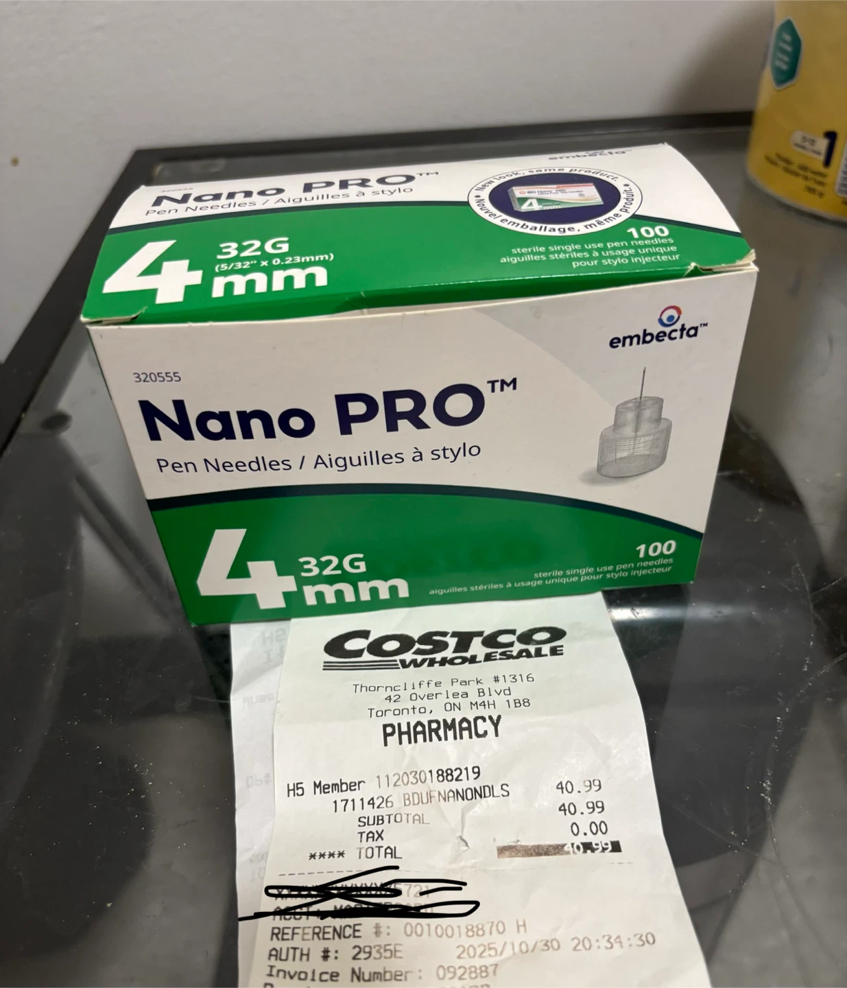 for diabetes pen, Embecta Nano PRO Pen Needles 32G 4mm