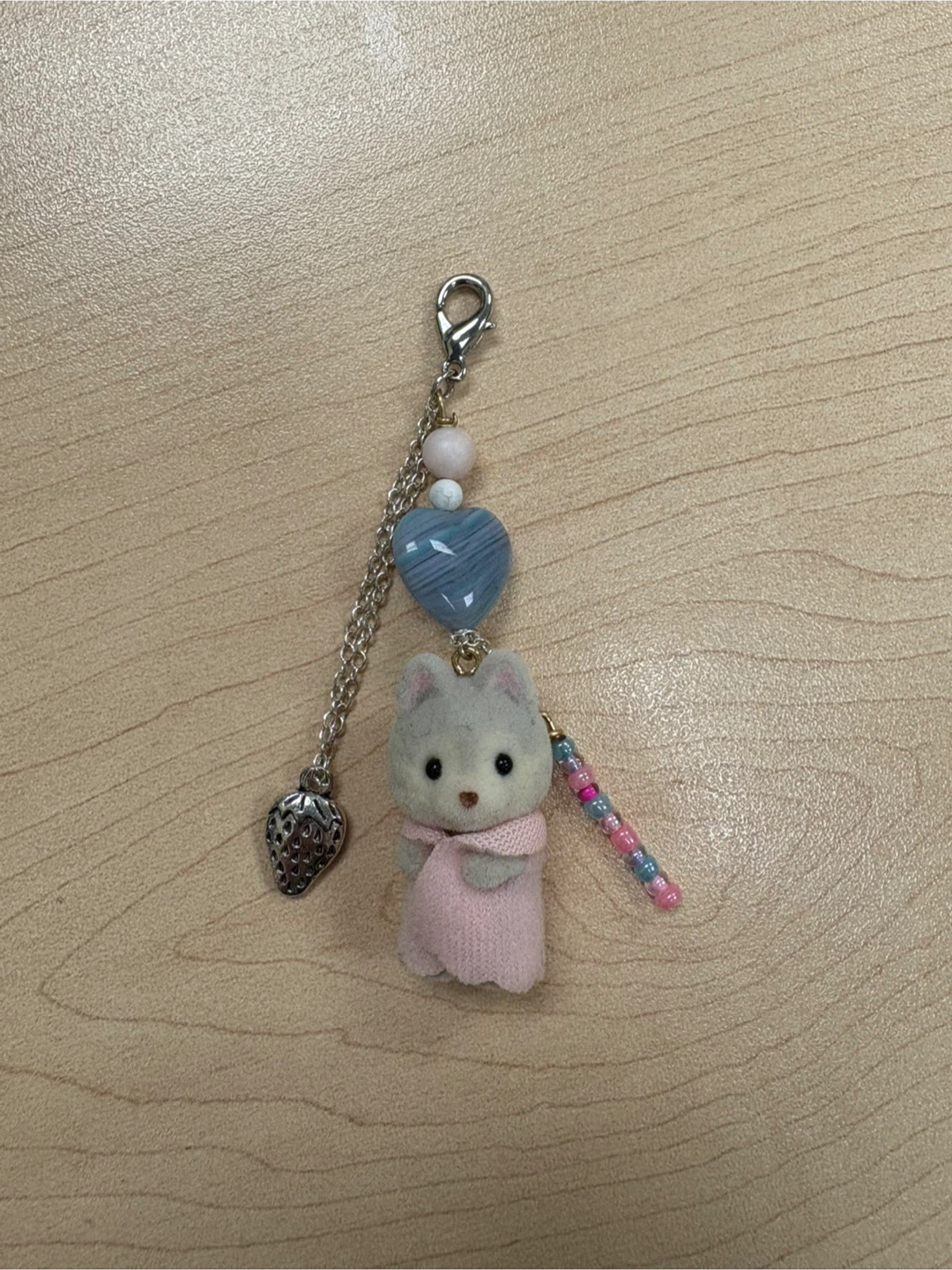 CALICO CRITTERS Custom Phone Charm Keychains! HUSKY Baby