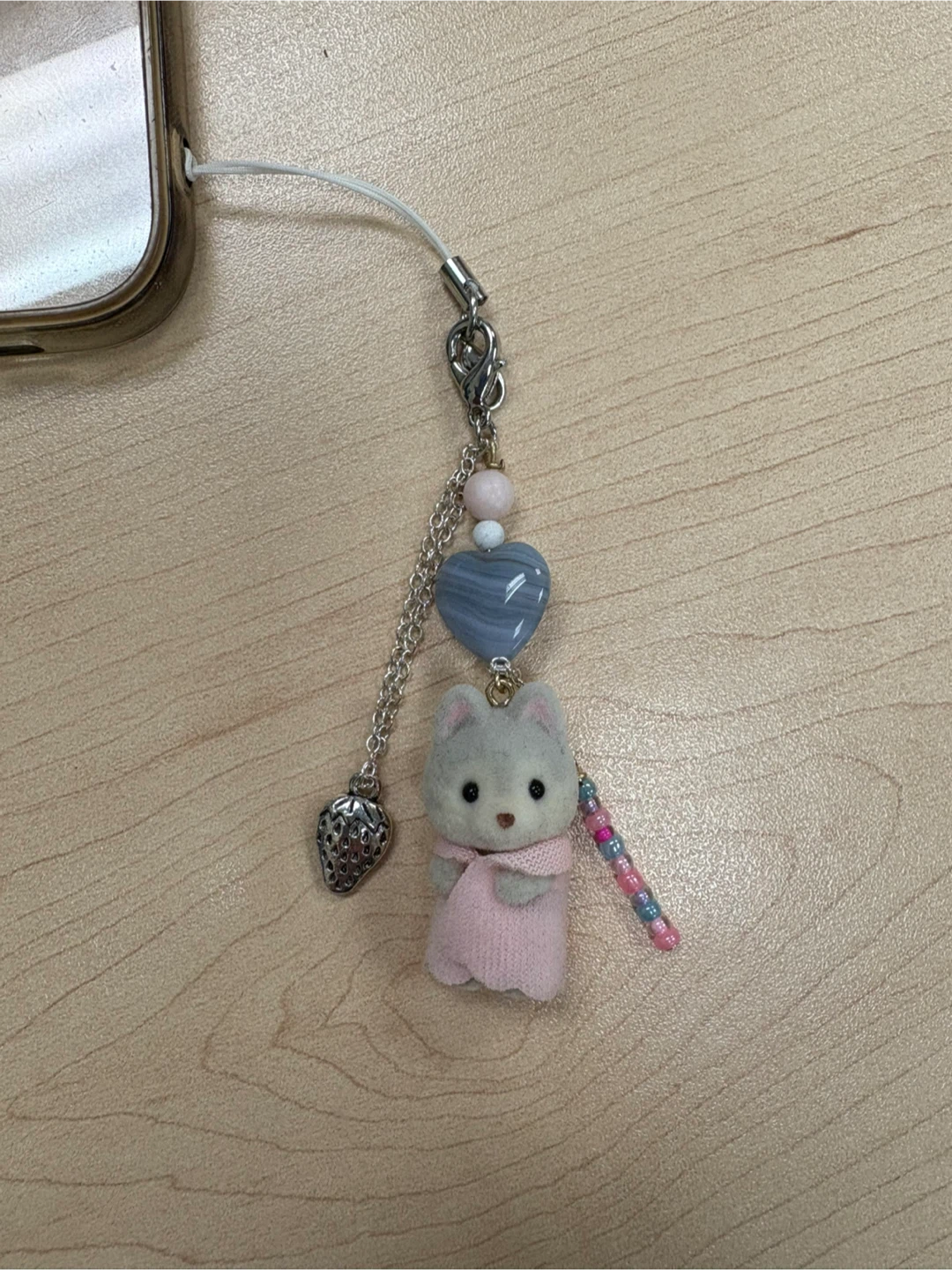 CALICO CRITTERS Custom Phone Charm Keychains! HUSKY Baby - photo 3