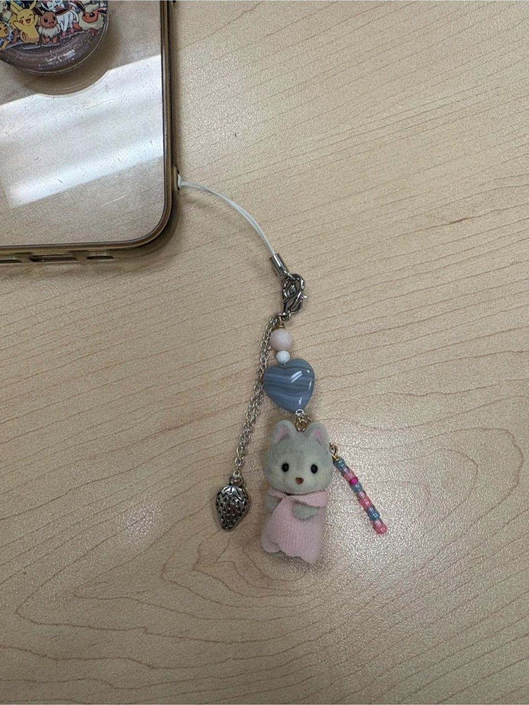 CALICO CRITTERS Custom Phone Charm Keychains! HUSKY Baby - photo 2