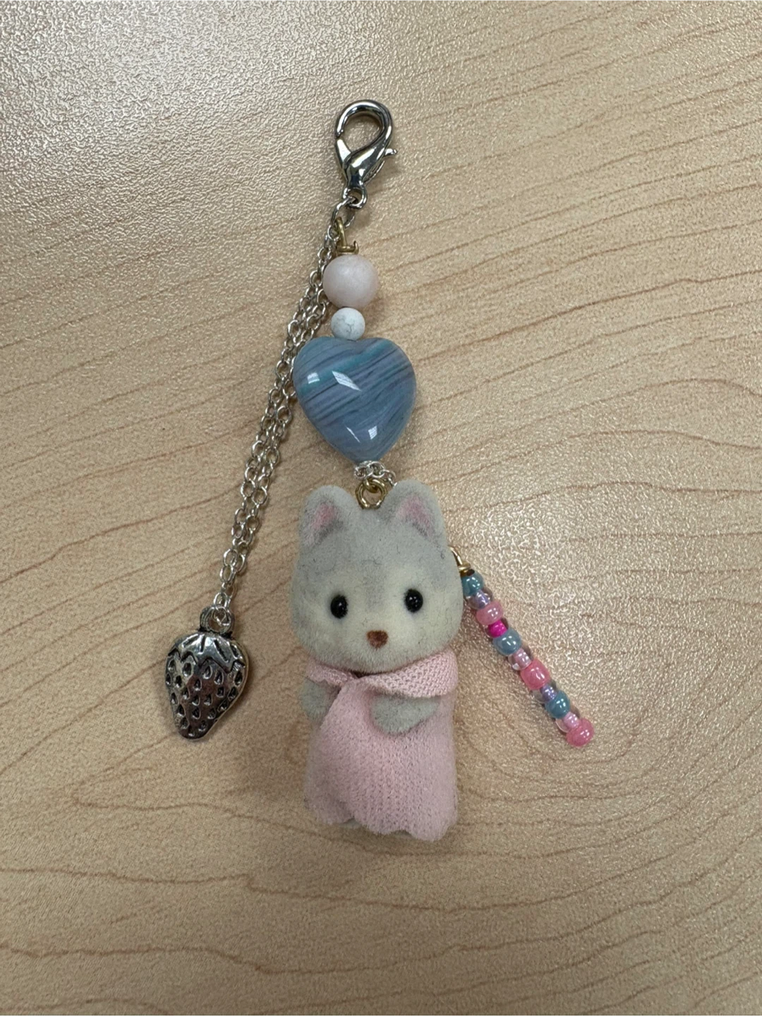 CALICO CRITTERS Custom Phone Charm Keychains! HUSKY Baby - photo 5