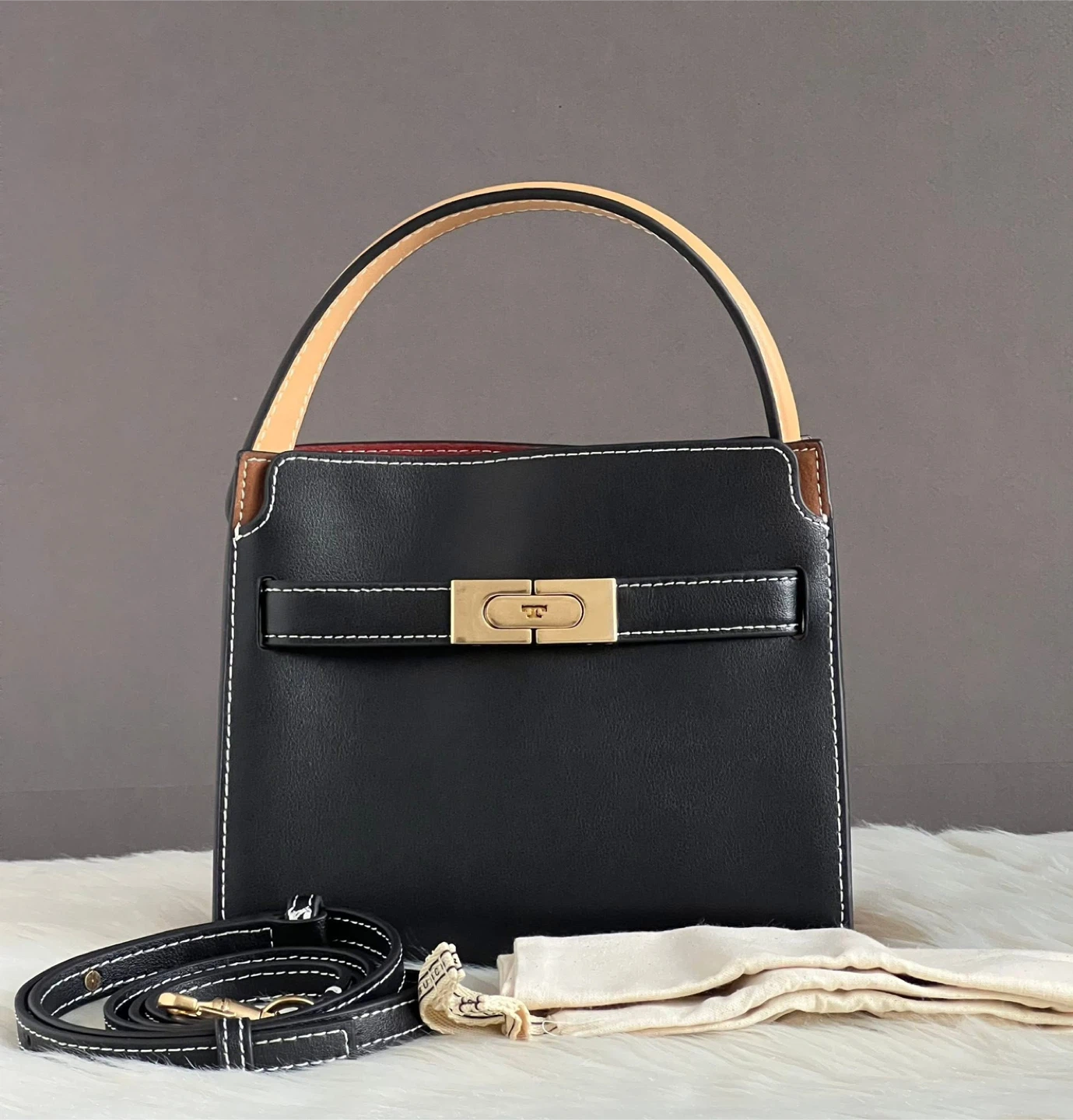 FOR SALE ✨ Brand new Tory Burch Lee Radziwill Petite Double Bag