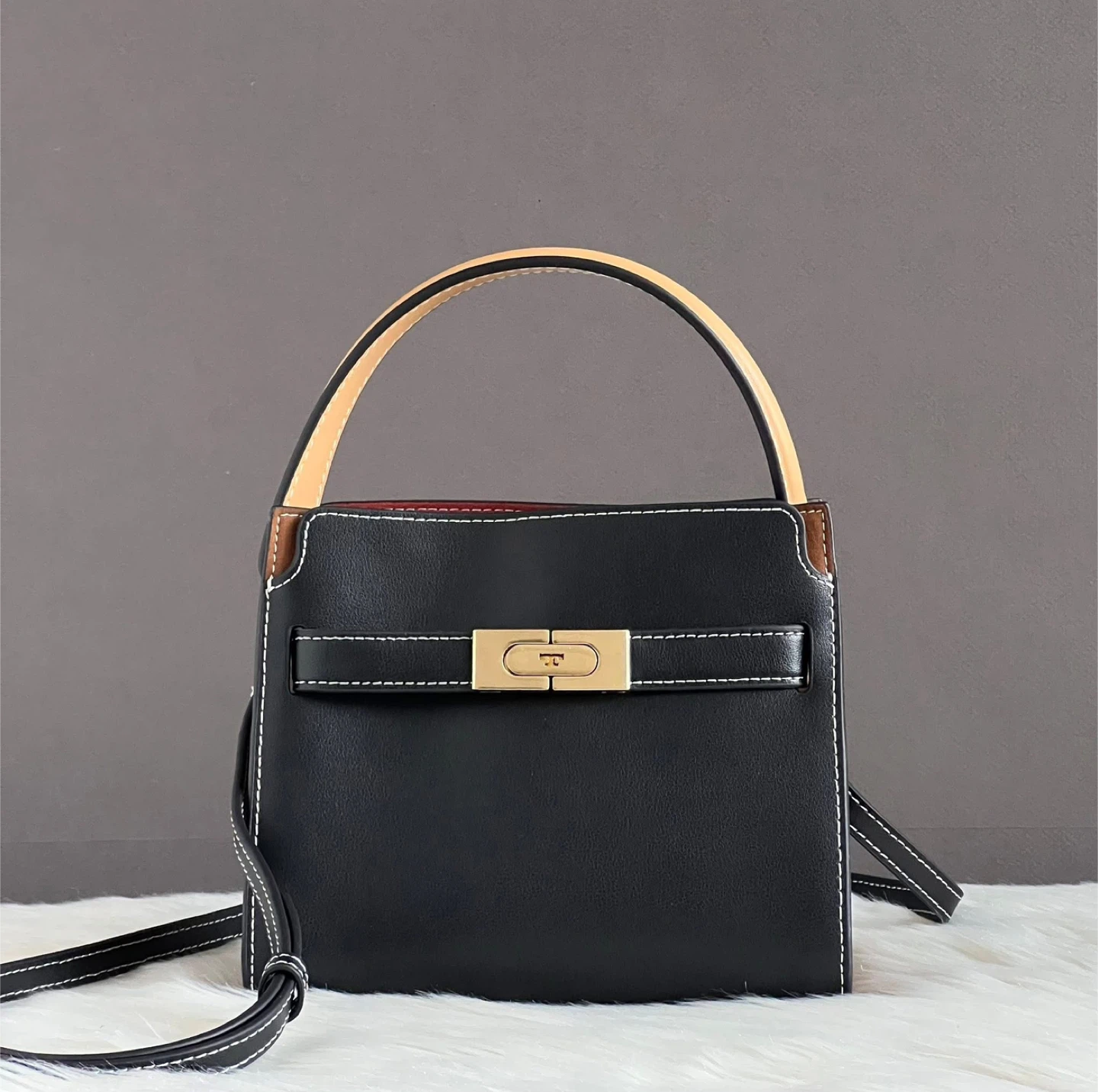 FOR SALE ✨ Brand new Tory Burch Lee Radziwill Petite Double Bag - photo 2