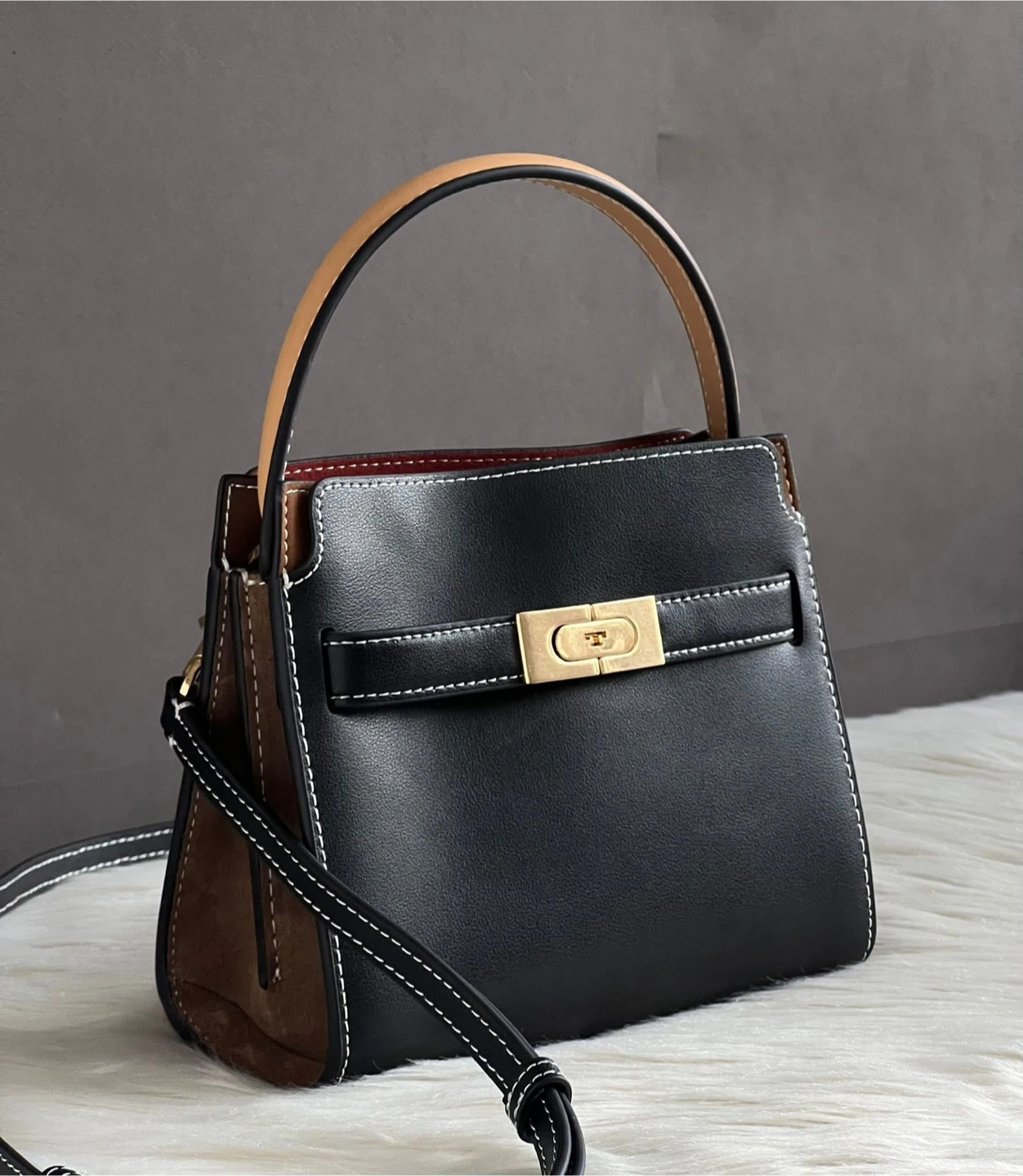 FOR SALE ✨ Brand new Tory Burch Lee Radziwill Petite Double Bag - photo 3