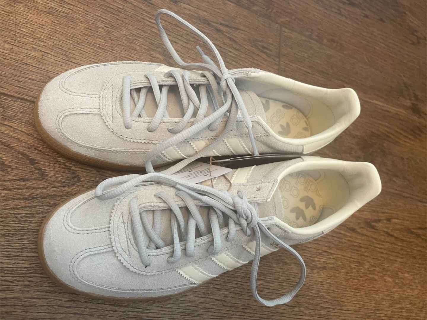 Adidas Spezial Light Grey Suede Gum Sole Sneakers - photo 2