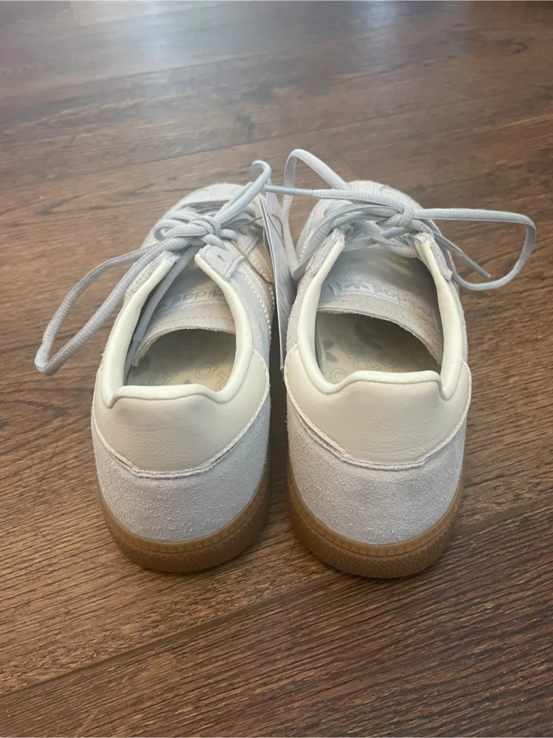Adidas Spezial Light Grey Suede Gum Sole Sneakers - photo 4