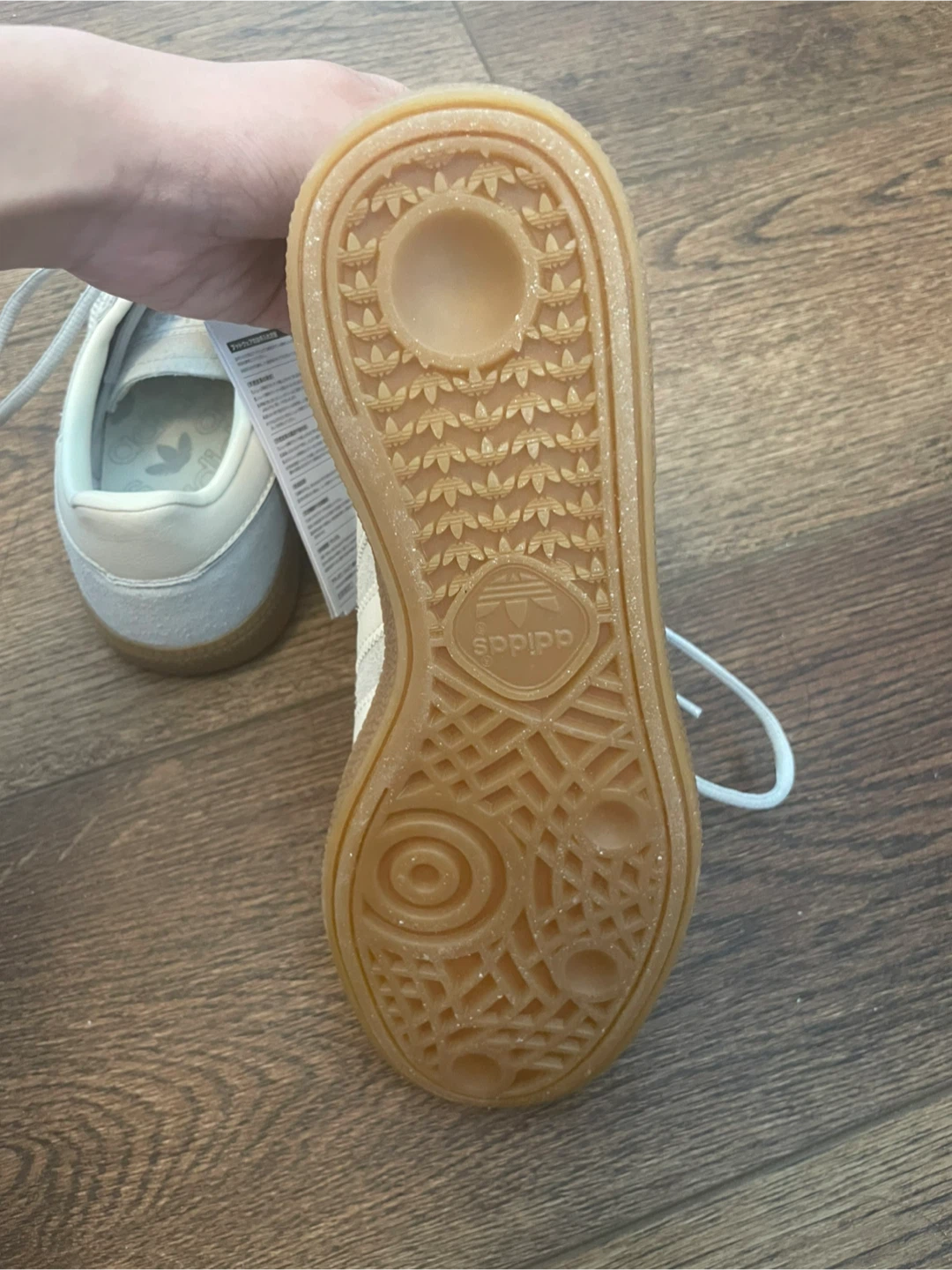 Adidas Spezial Light Grey Suede Gum Sole Sneakers - photo 5