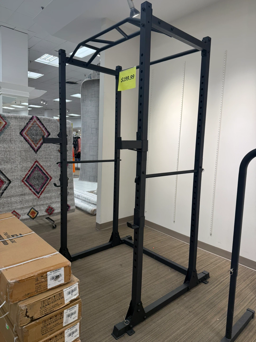 Power Rack with Pull-up Bar