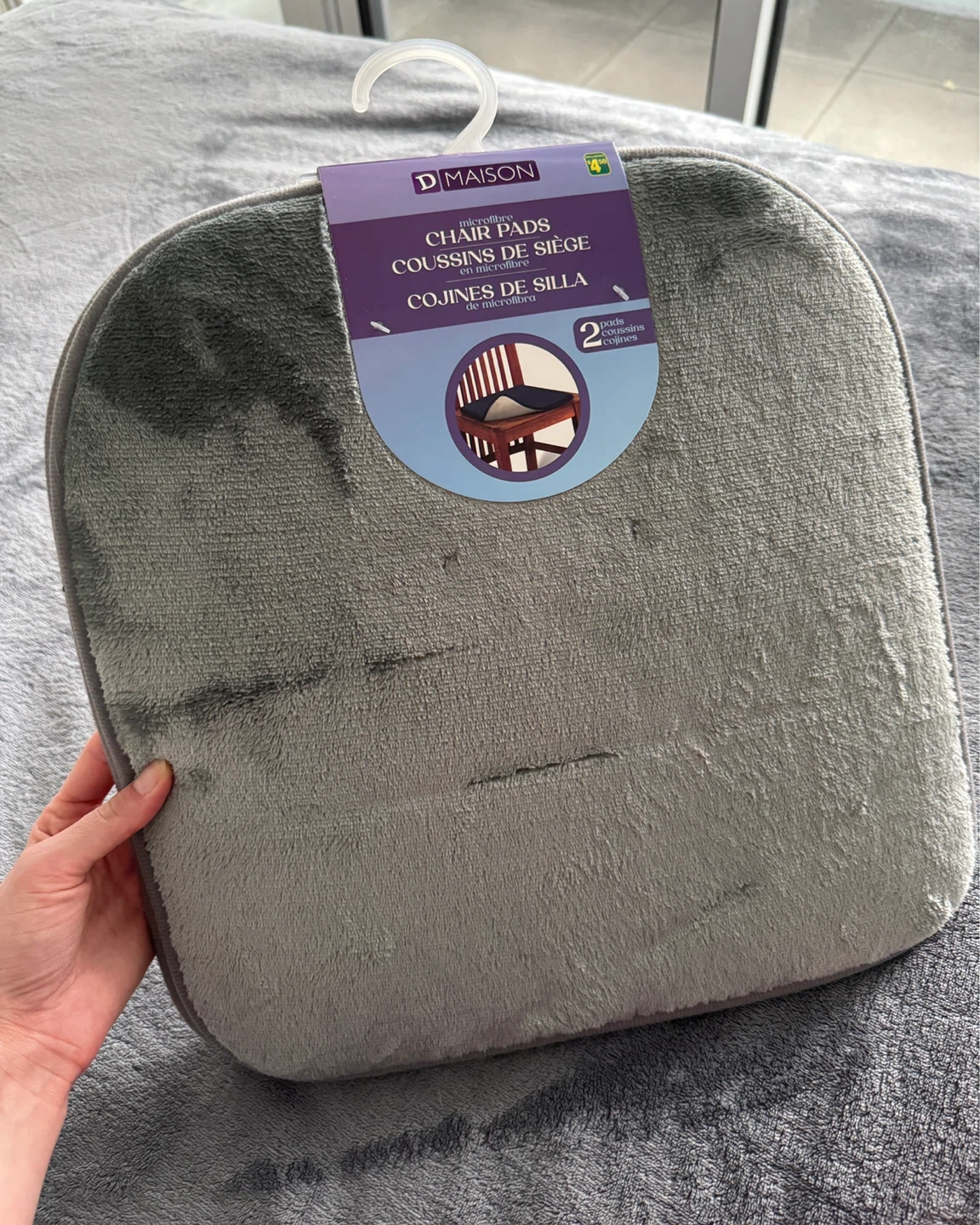 D Maison Microfiber Chair Pads (2 Pack)