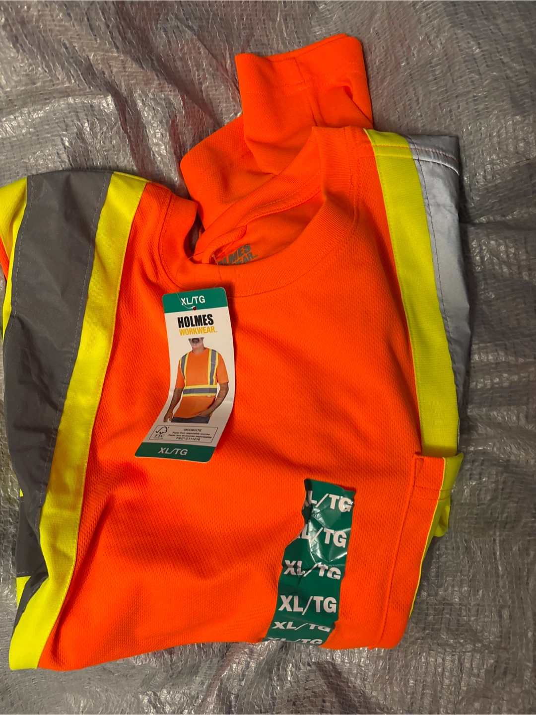 Holmes Workwear High-Visibility Safety Shirt XL/TG