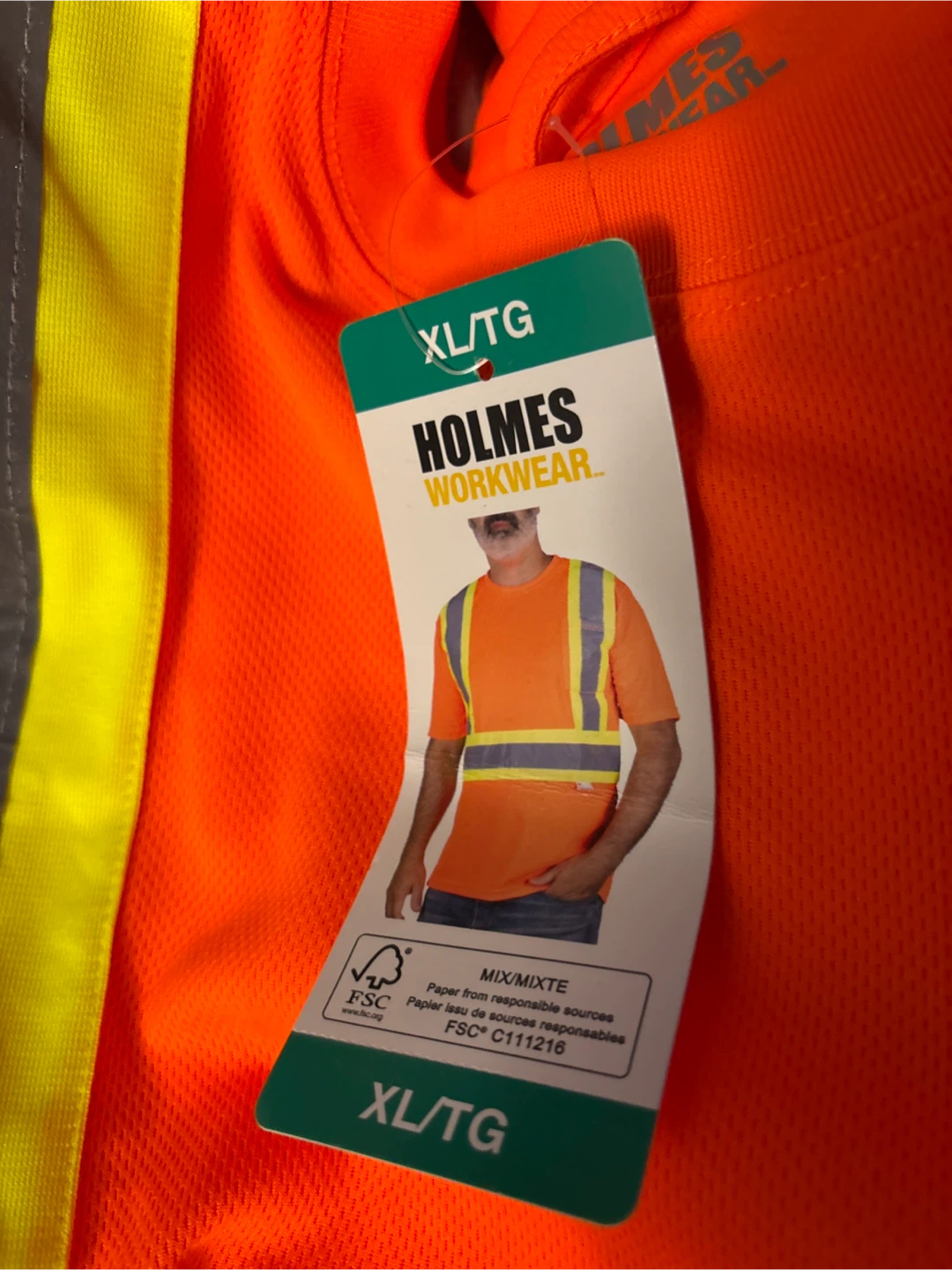 Holmes Workwear High-Visibility Safety Shirt XL/TG - photo 2