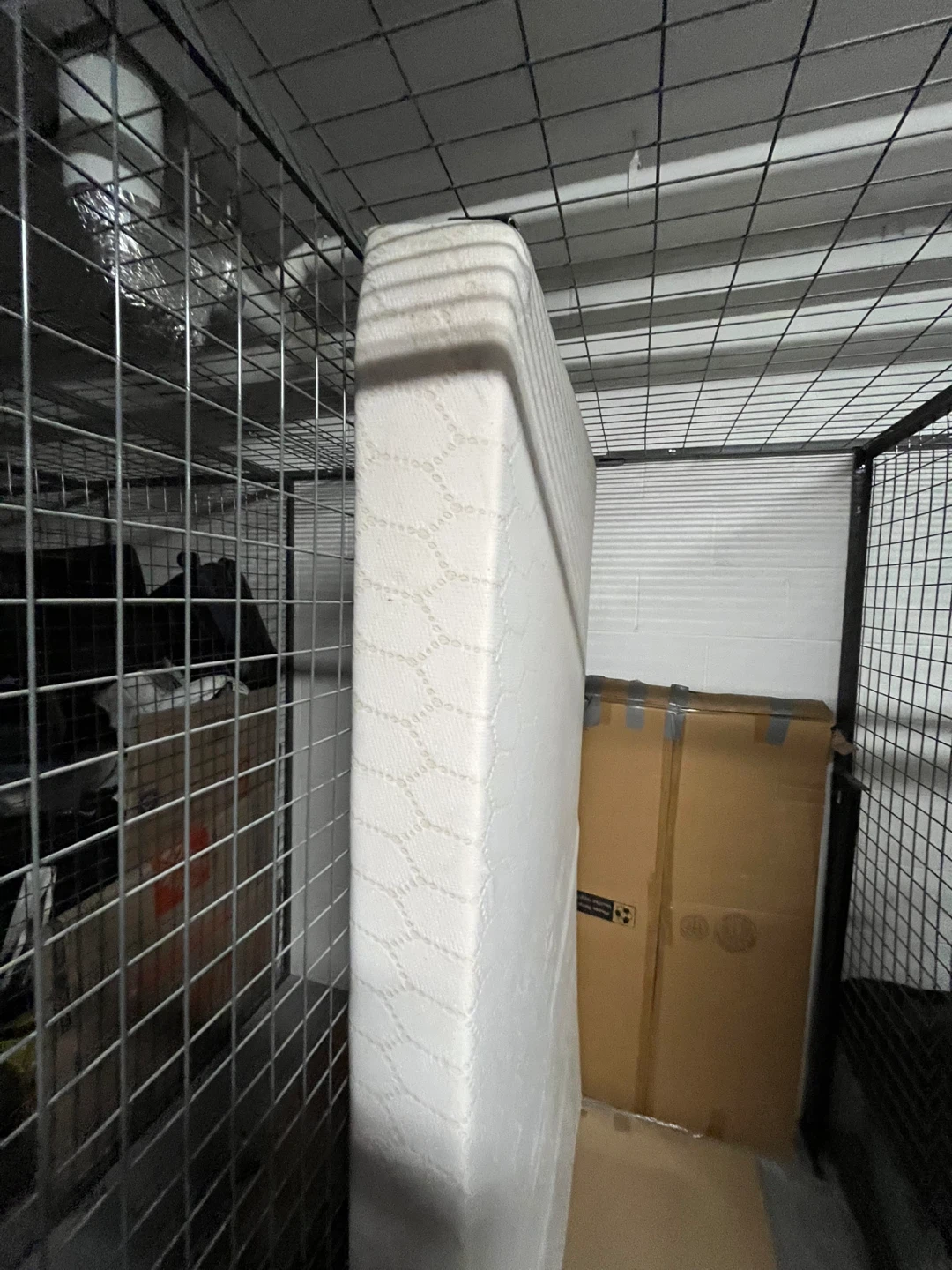 White Mattress - Free bed available with pickup. - photo 2
