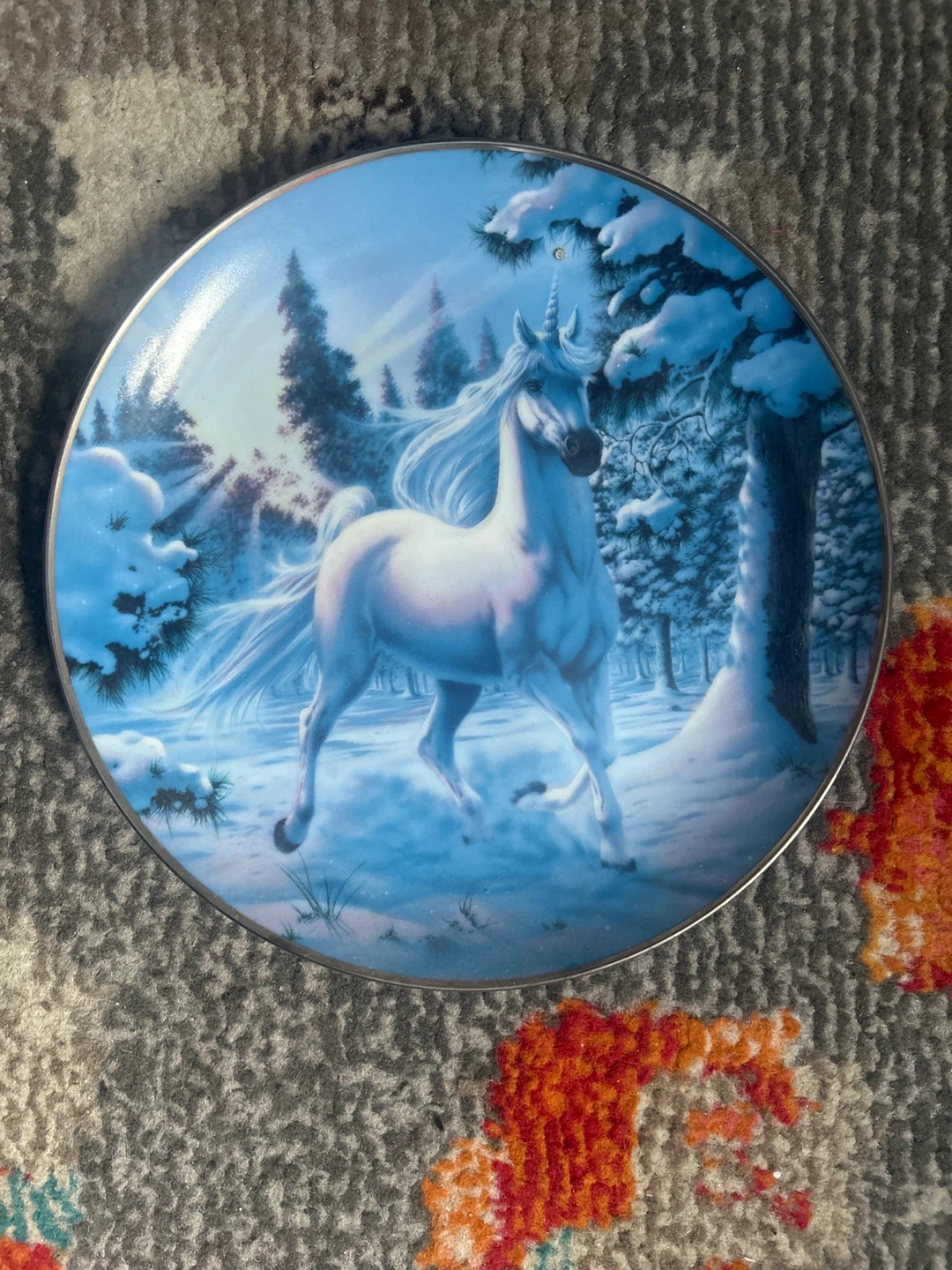 Collection of 5 Unicorn Decorative Plates - photo 3