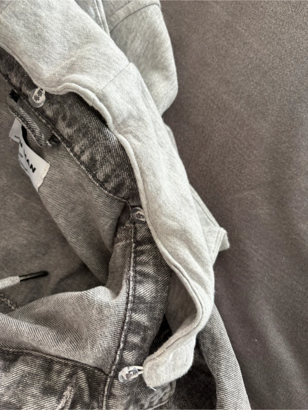 Grey Denim Hoodie Jacket - photo 3