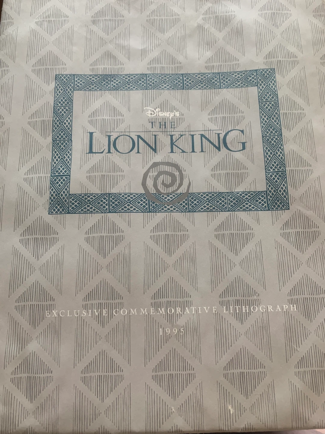 Disney The Lion King Exclusive Commemorative Lithograph 1995 - photo 2