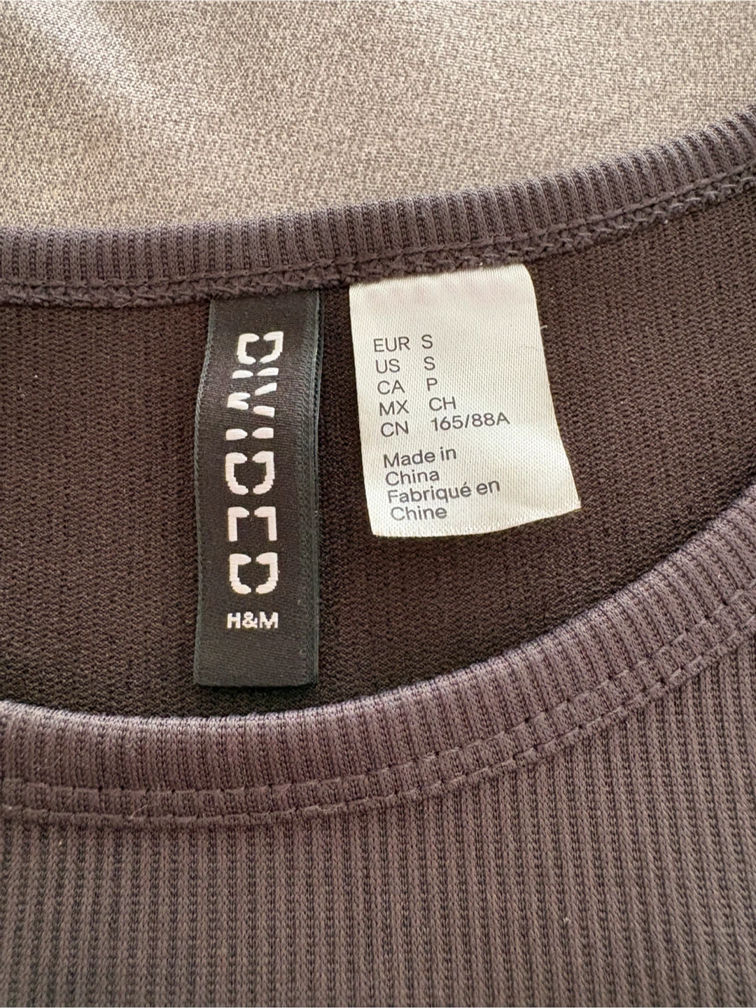 H&M Ribbed Tank Top with Tie Back - photo 3