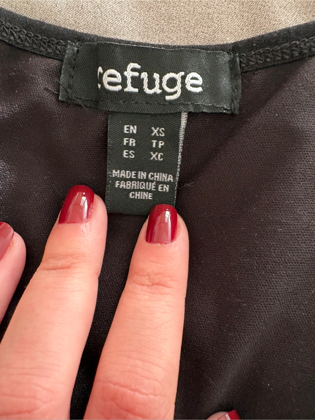 Refuge Black Lace Corset XS - photo 5