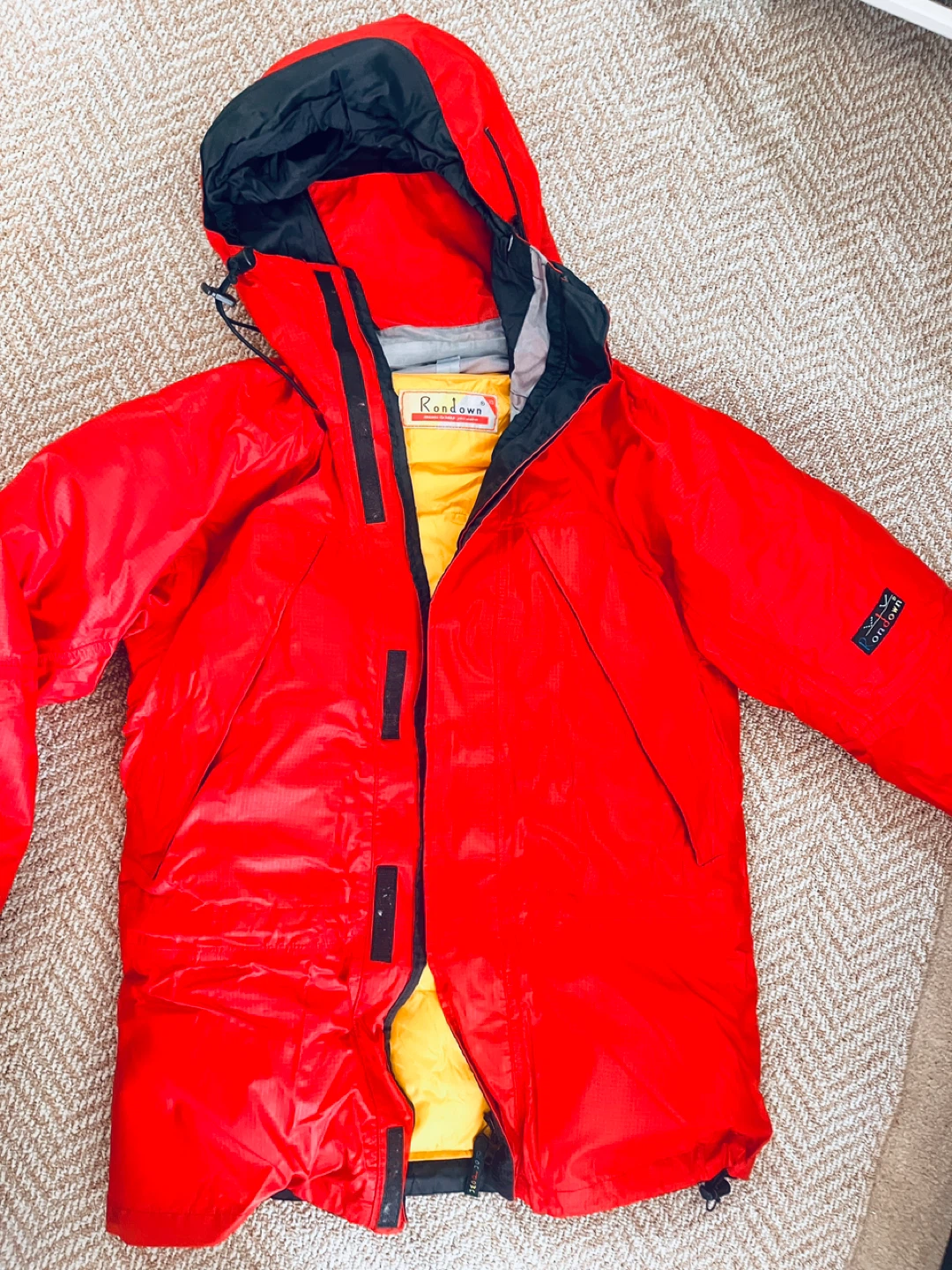 Rondown Down Filled Jacket - Red - Size XS
