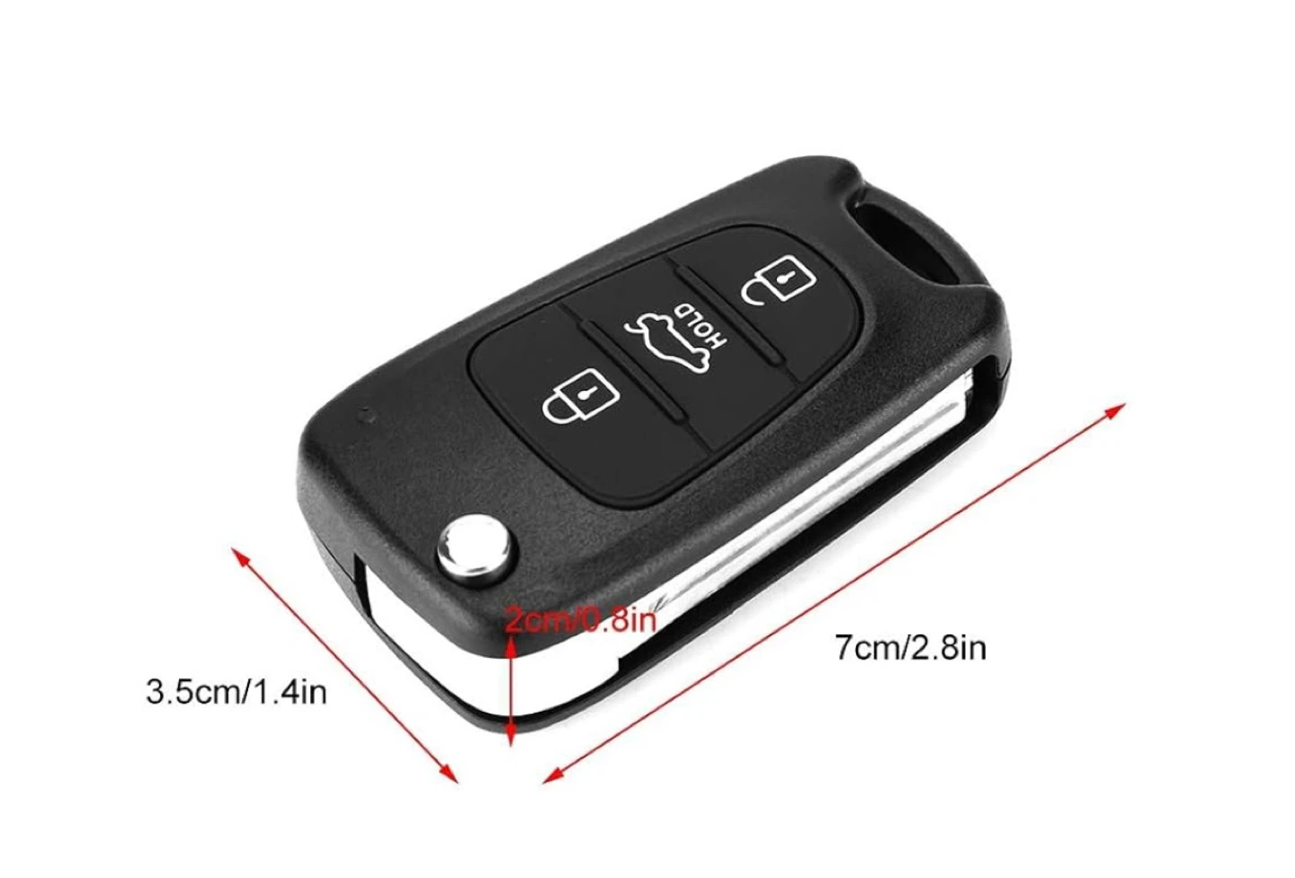 3-Button Car Key Fob Replacement - photo 5