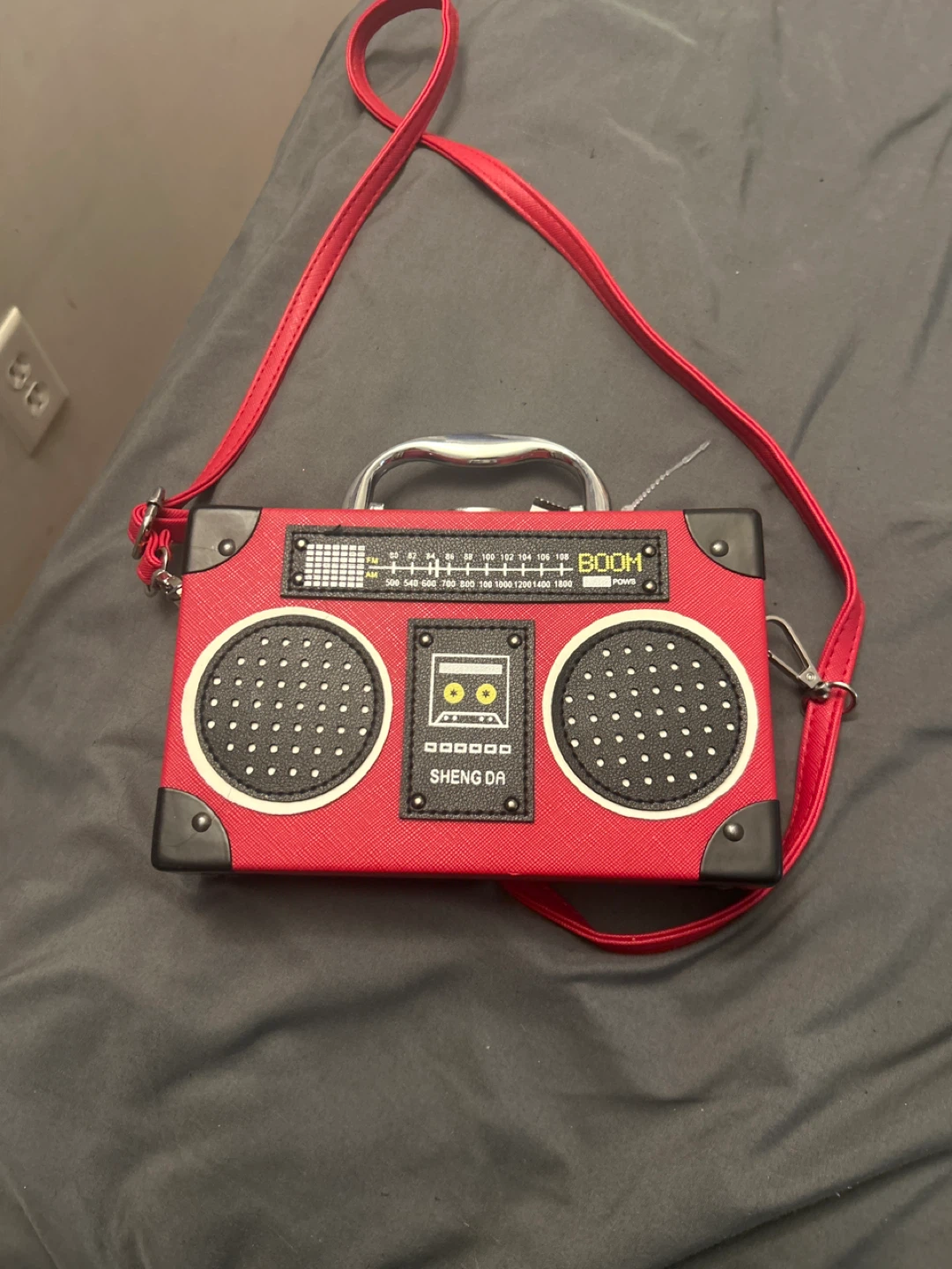 Sheng Da Red Boombox Crossbody Bag - photo 2