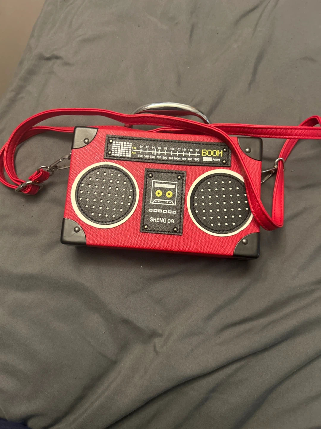Sheng Da Red Boombox Crossbody Bag - photo 4