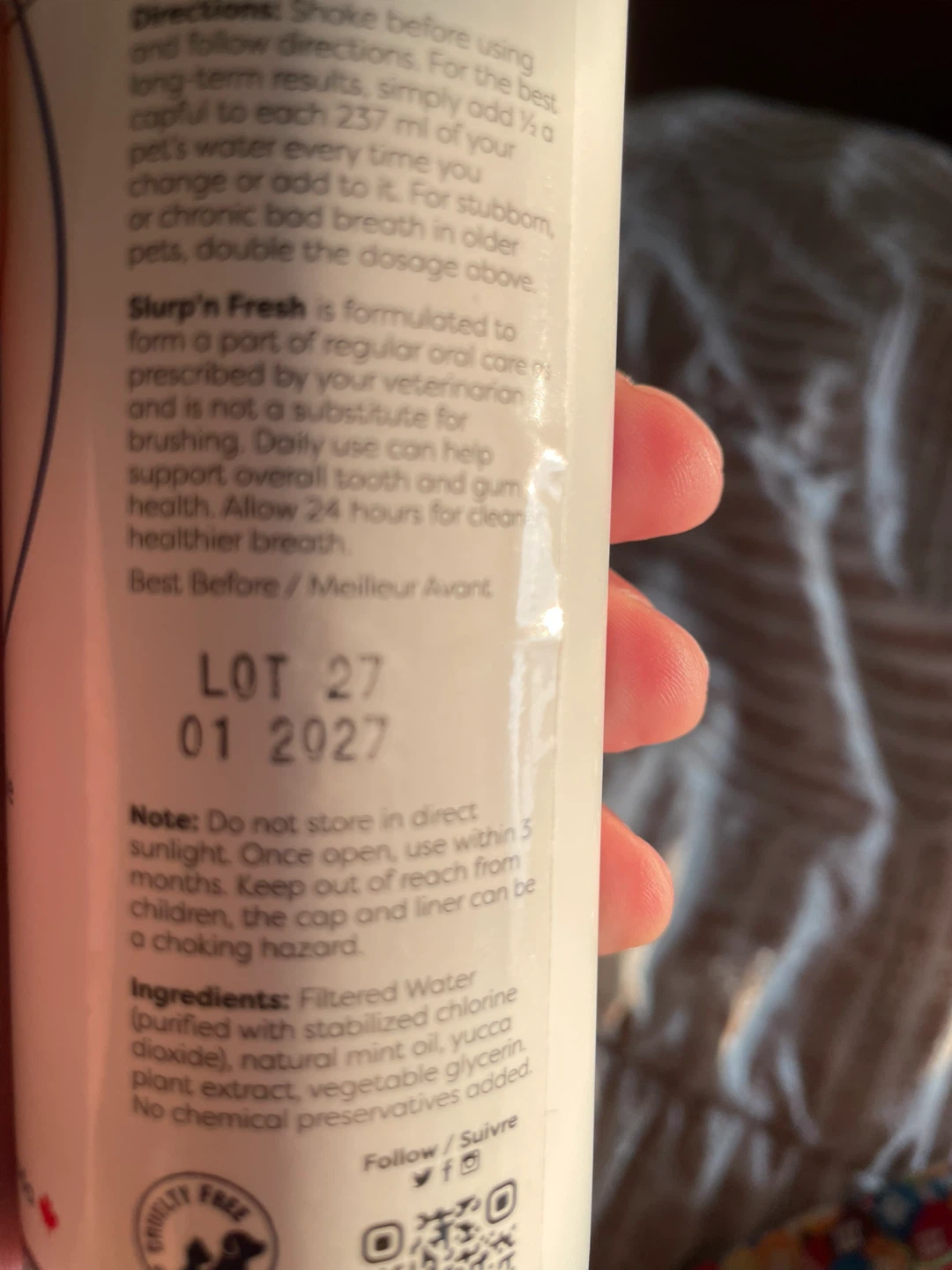 Slurp 'n Fresh Oral Hygiene Solution for Pets 250ml - photo 3