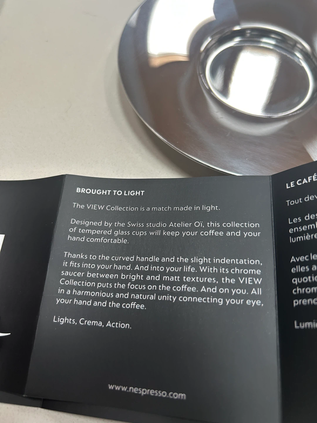 Nespresso VIEW Collection Stainless Steel Saucers - Set of 6 - photo 5