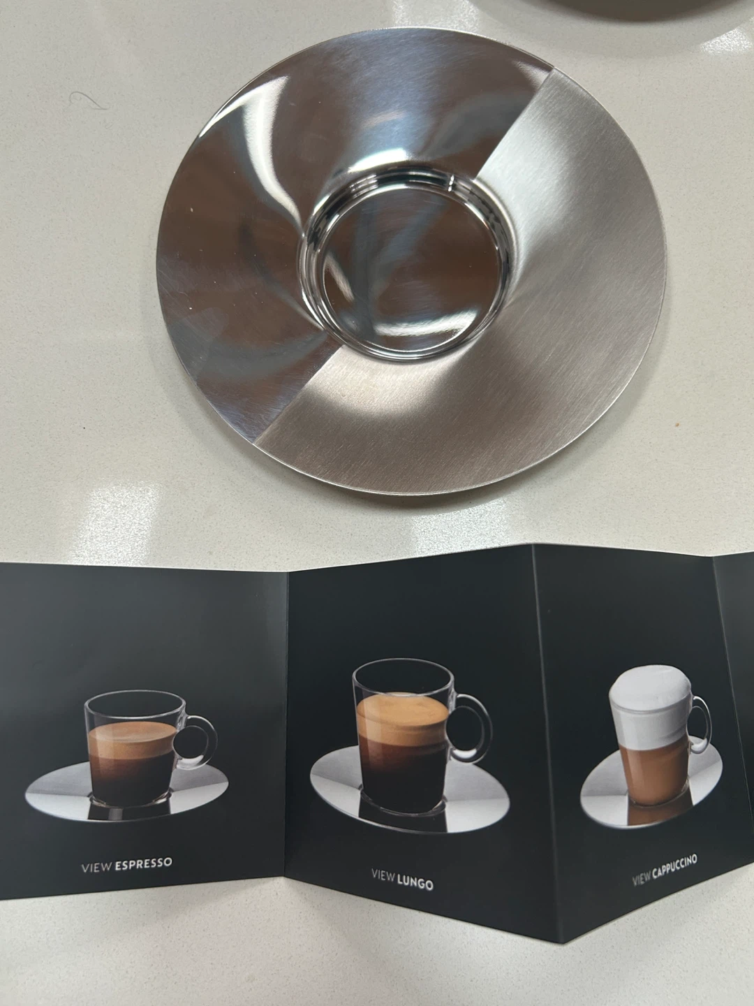 Nespresso VIEW Collection Stainless Steel Saucers - Set of 6 - photo 4