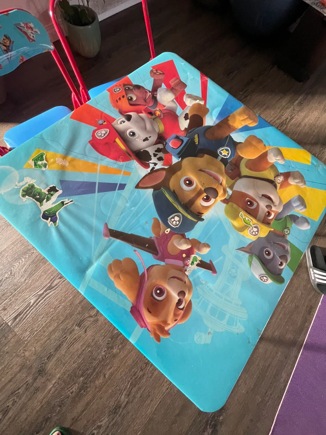 Paw Patrol Kids Table and Chairs Set - photo 3