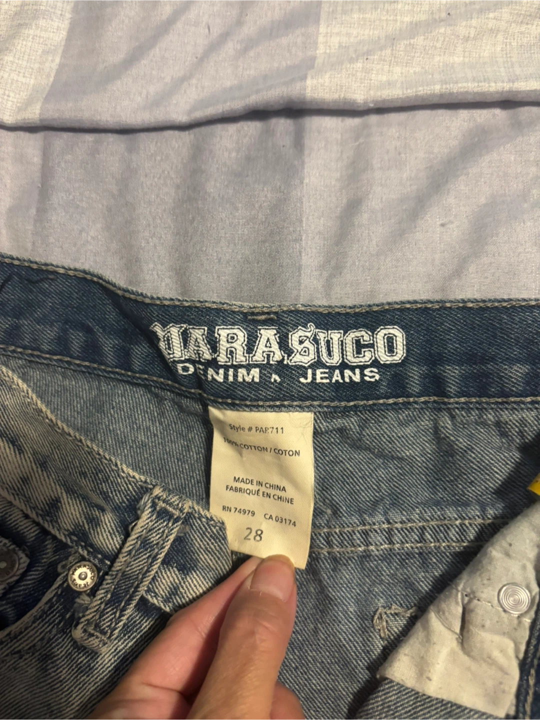 Denim Jeans Cutoff Shorts Size 28 - photo 2