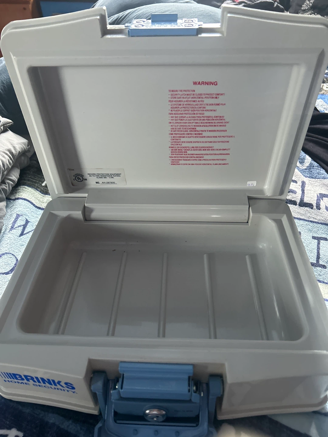 Brinks Home Security Fire Chest - photo 2