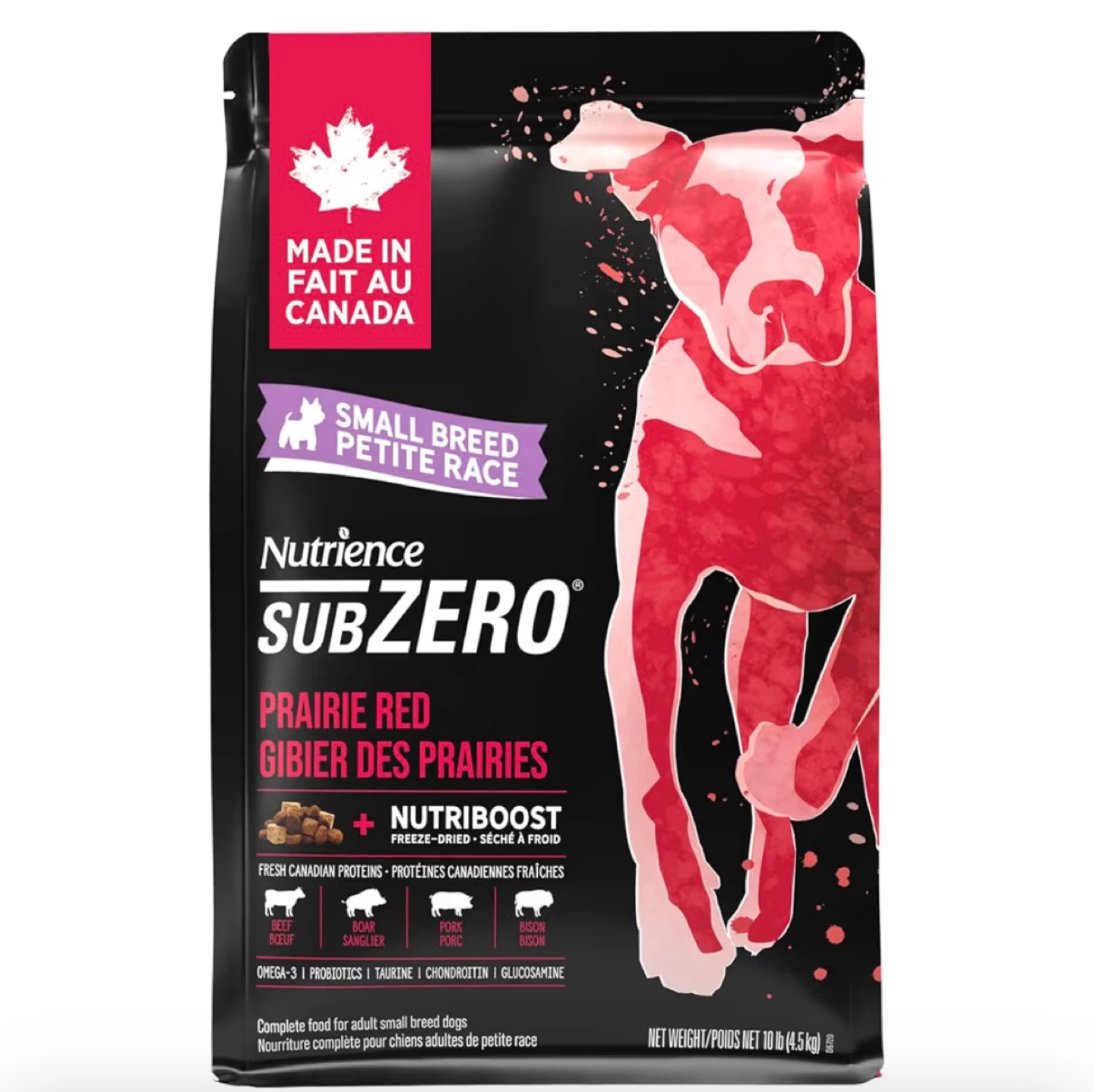 Nutrience SubZero Prairie Red Small Breed Dog Food - 4.5kg