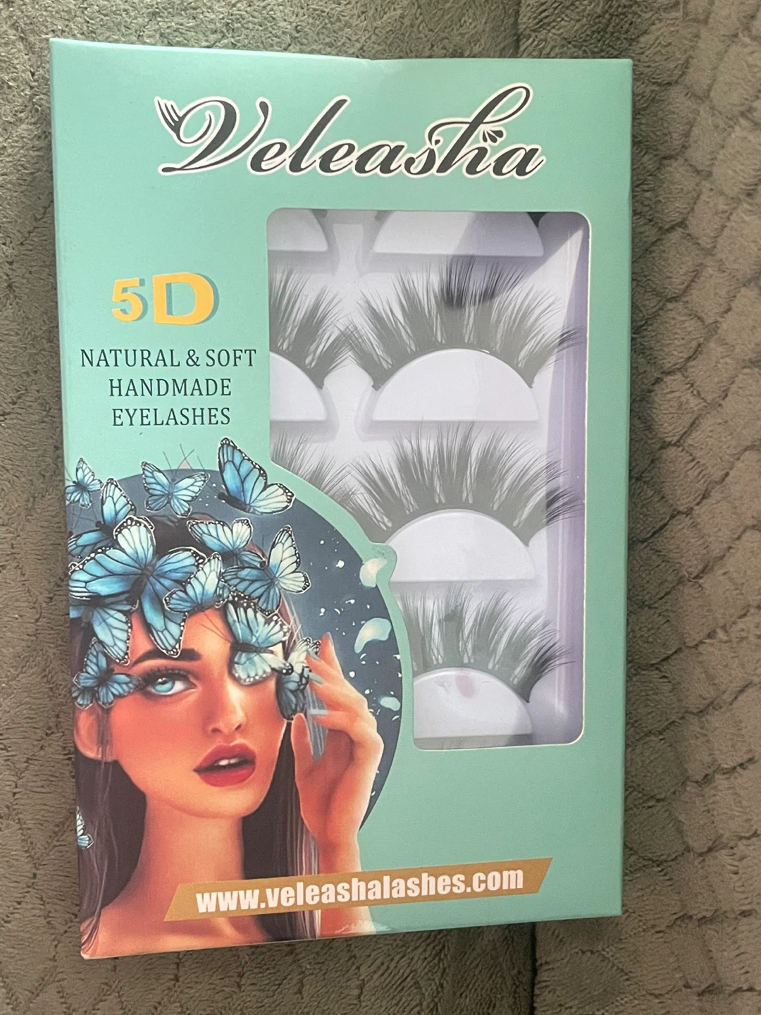 Veleasha 5D Natural & Soft Handmade Eyelashes - 7 Pairs