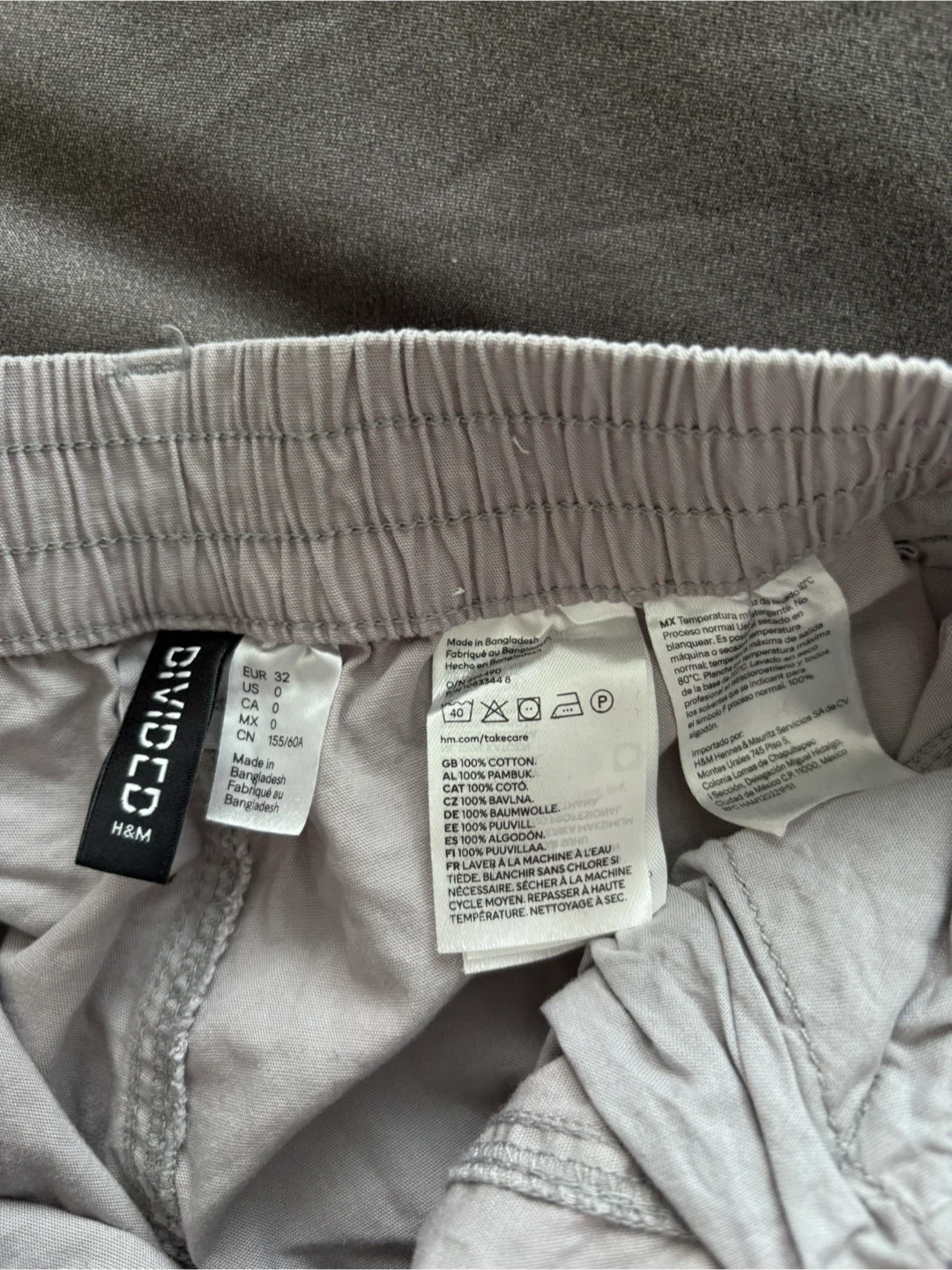 H&M Divided Grey Cargo Pants - photo 4