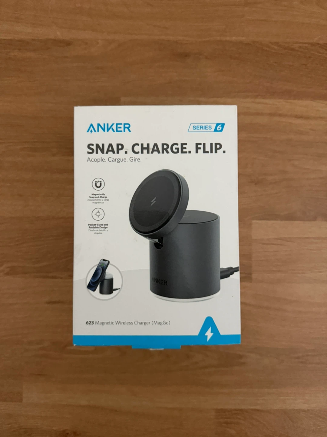 Anker Magnetic Wireless Charger - Black