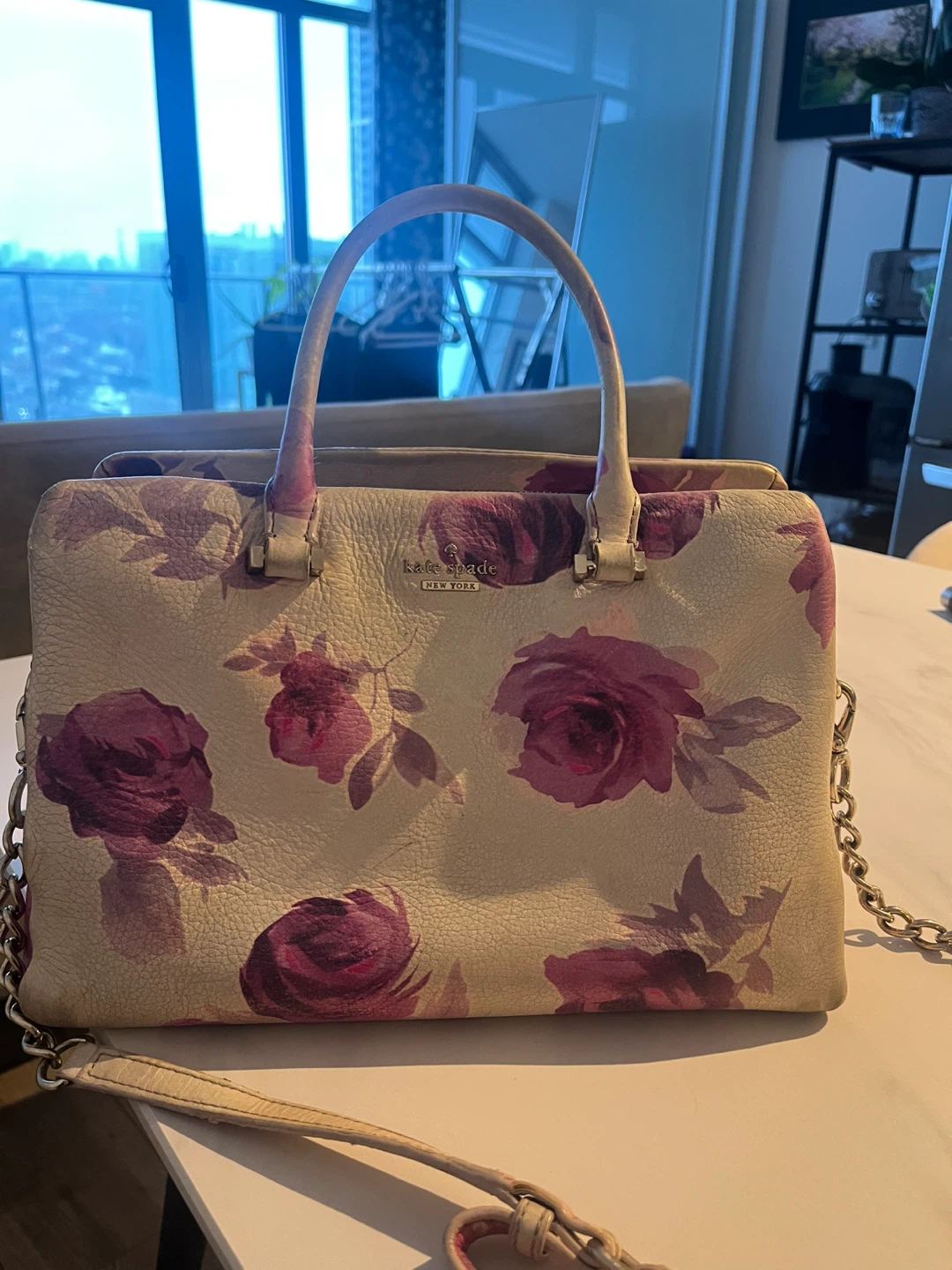 Kate Spade Floral Satchel Handbag