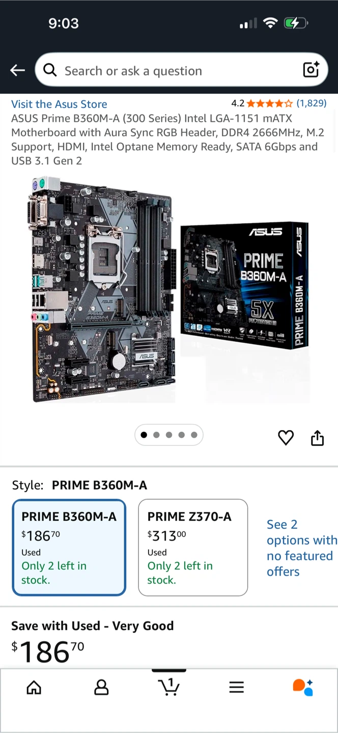 ASUS ROG Strix Gaming Graphics Card/PSU/MBOard bundle