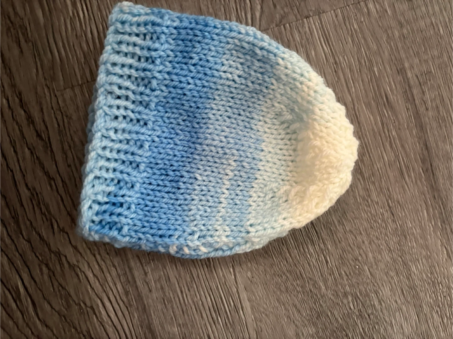 Set of 4 Hand-Knitted Baby Hats