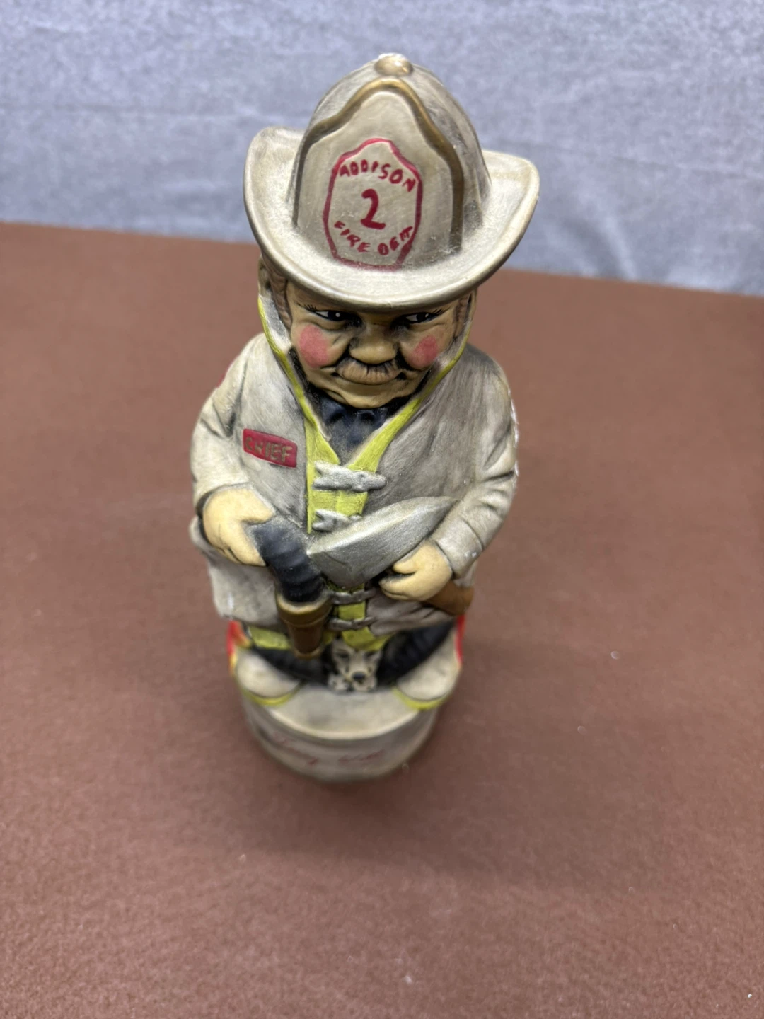 Terry Witt Fireman Figurine with Dalmatian Dog - photo 3