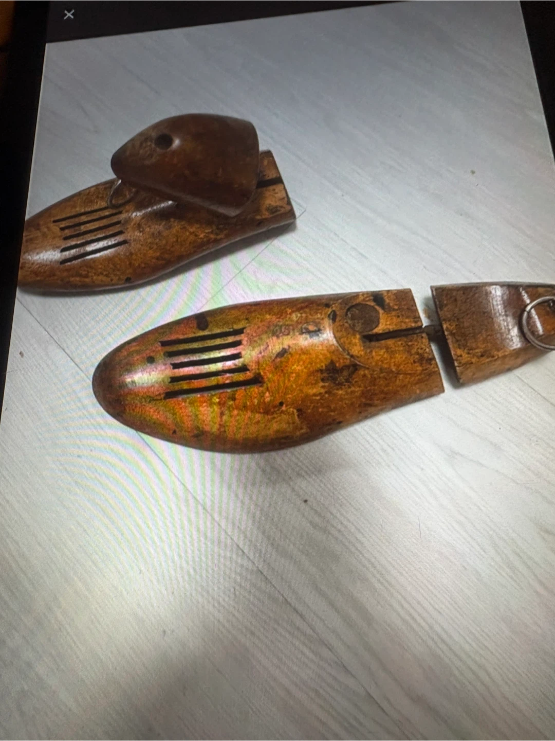 Formes à chaussures en bois vintage - photo 2