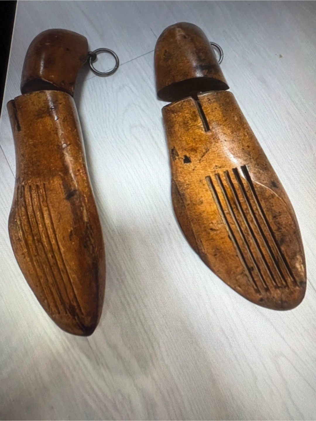 Formes à chaussures en bois vintage - photo 5