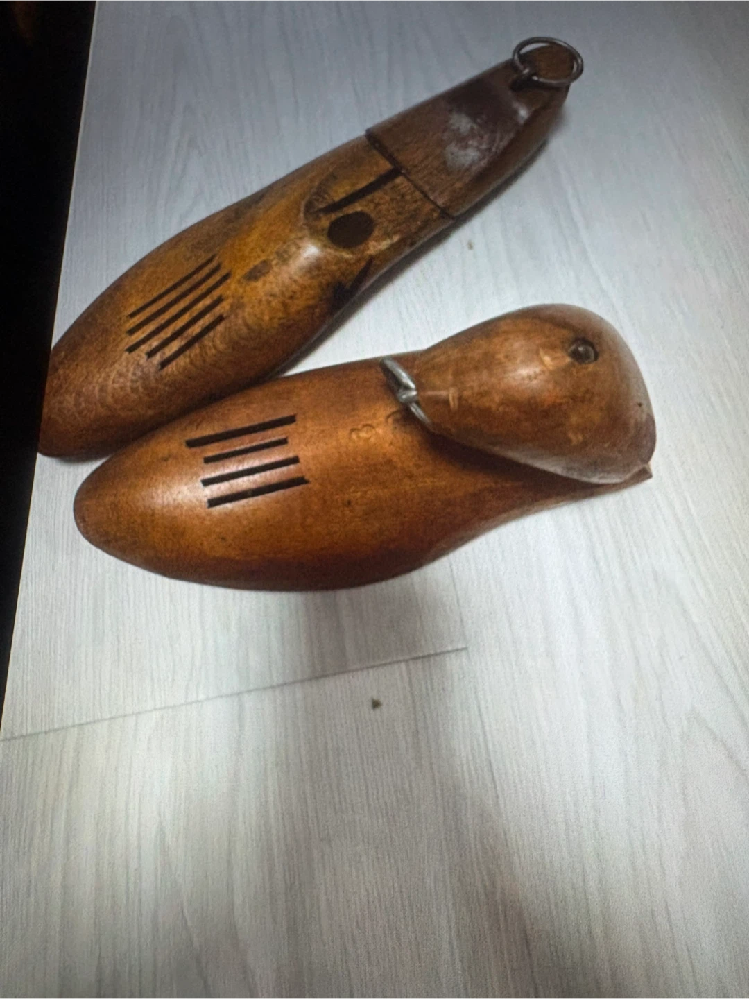 Formes à chaussures en bois vintage - photo 3