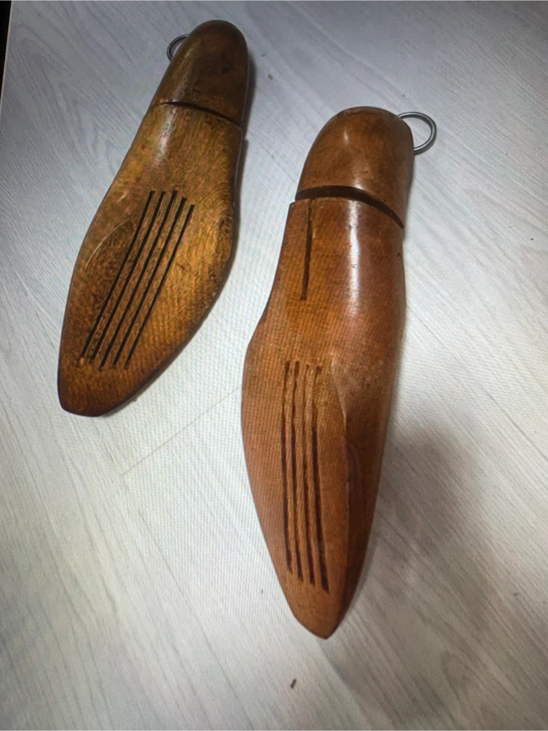 Formes à chaussures en bois vintage - photo 4